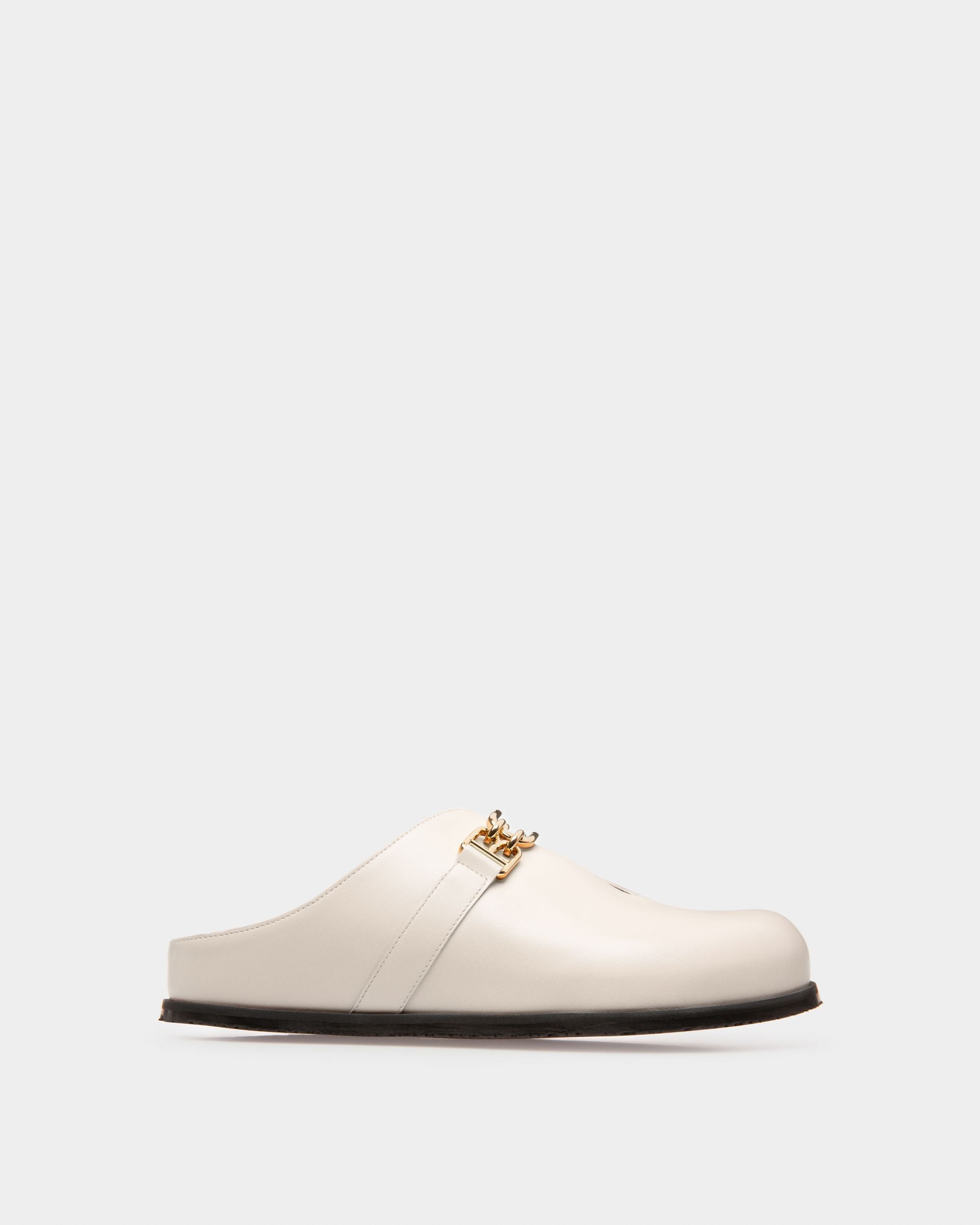 Francine Mules En Cuir Ivoire - Femme - Bally - 01
