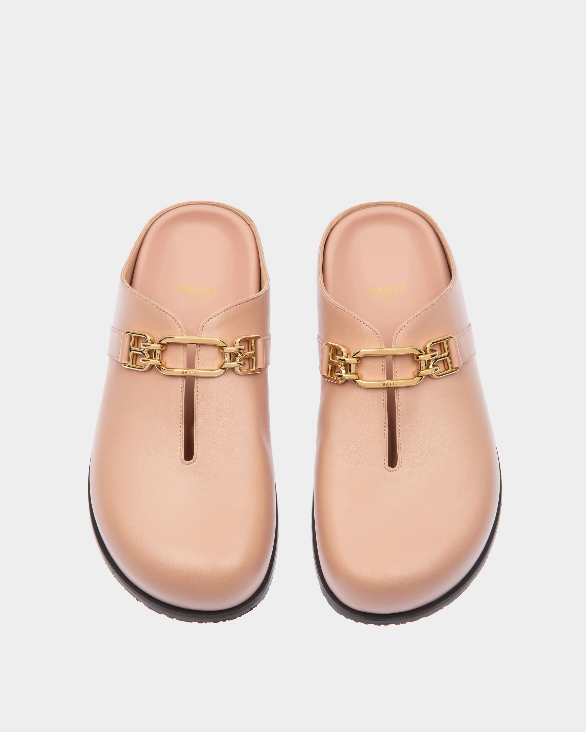 Francine Slipper In Pelle Rosa - Donna - Bally - 02