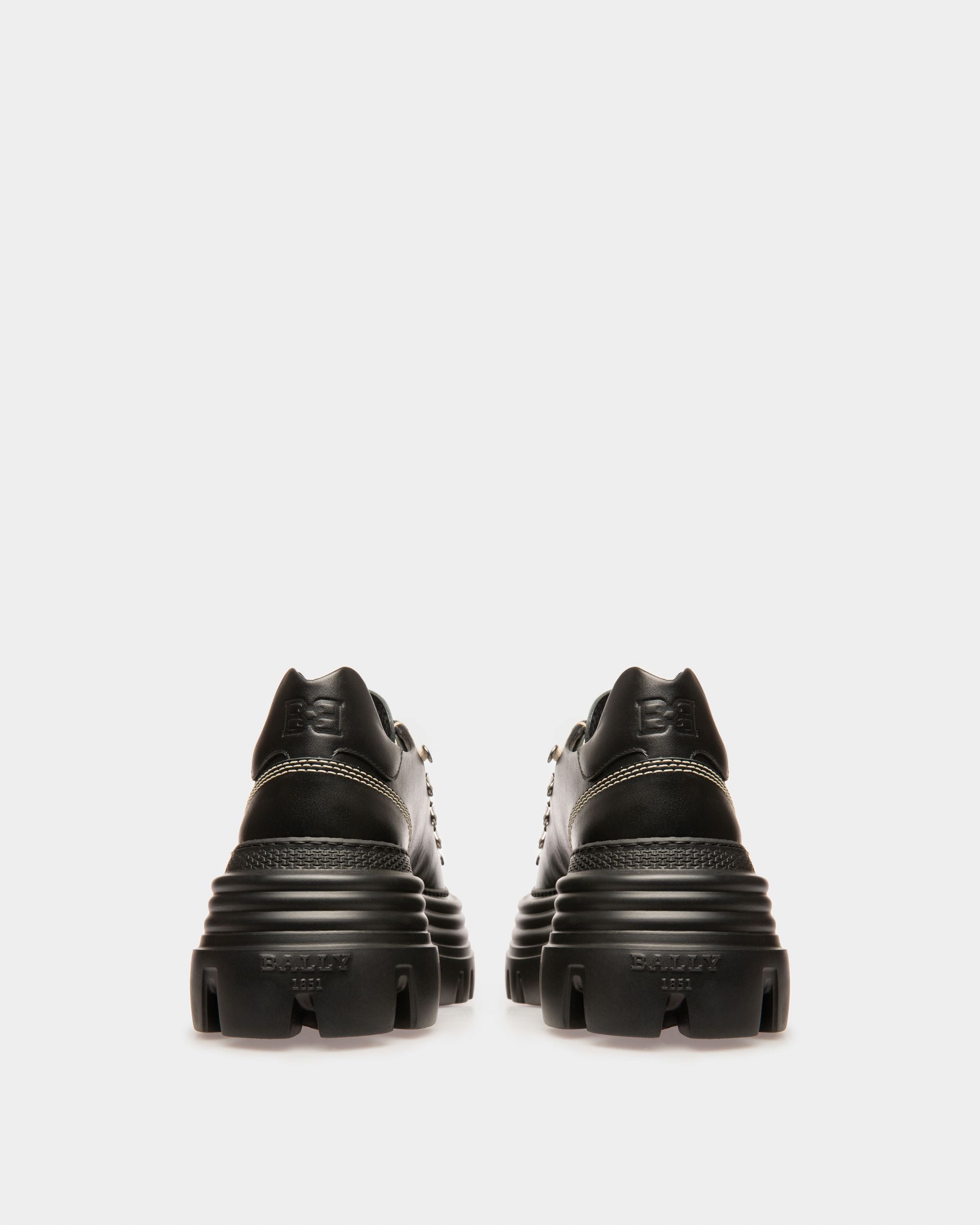 Glody Derby-Schuh Aus Schwarzem Leder - Damen - Bally - 03