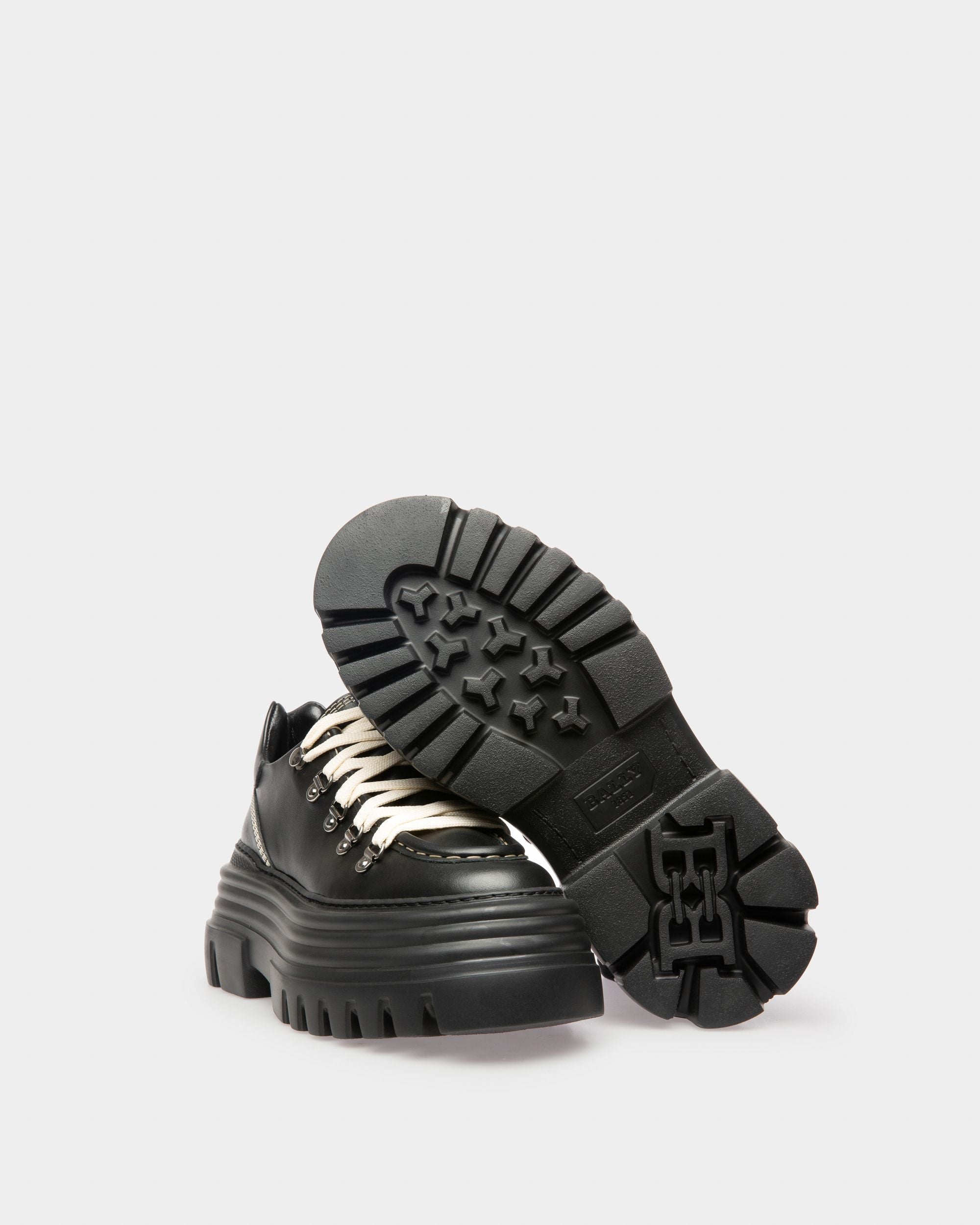Glody Derby-Schuh Aus Schwarzem Leder - Damen - Bally - 04