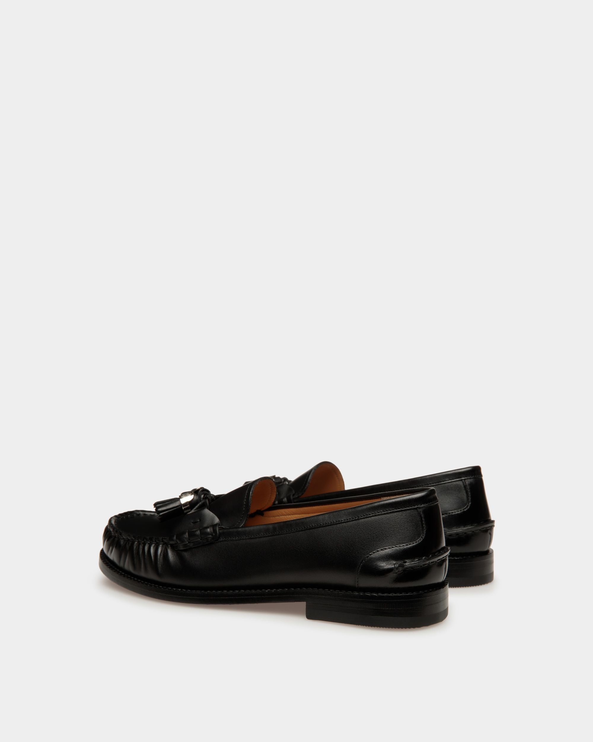 Mocassino Rome In Pelle Nera - Donna - Bally - 03