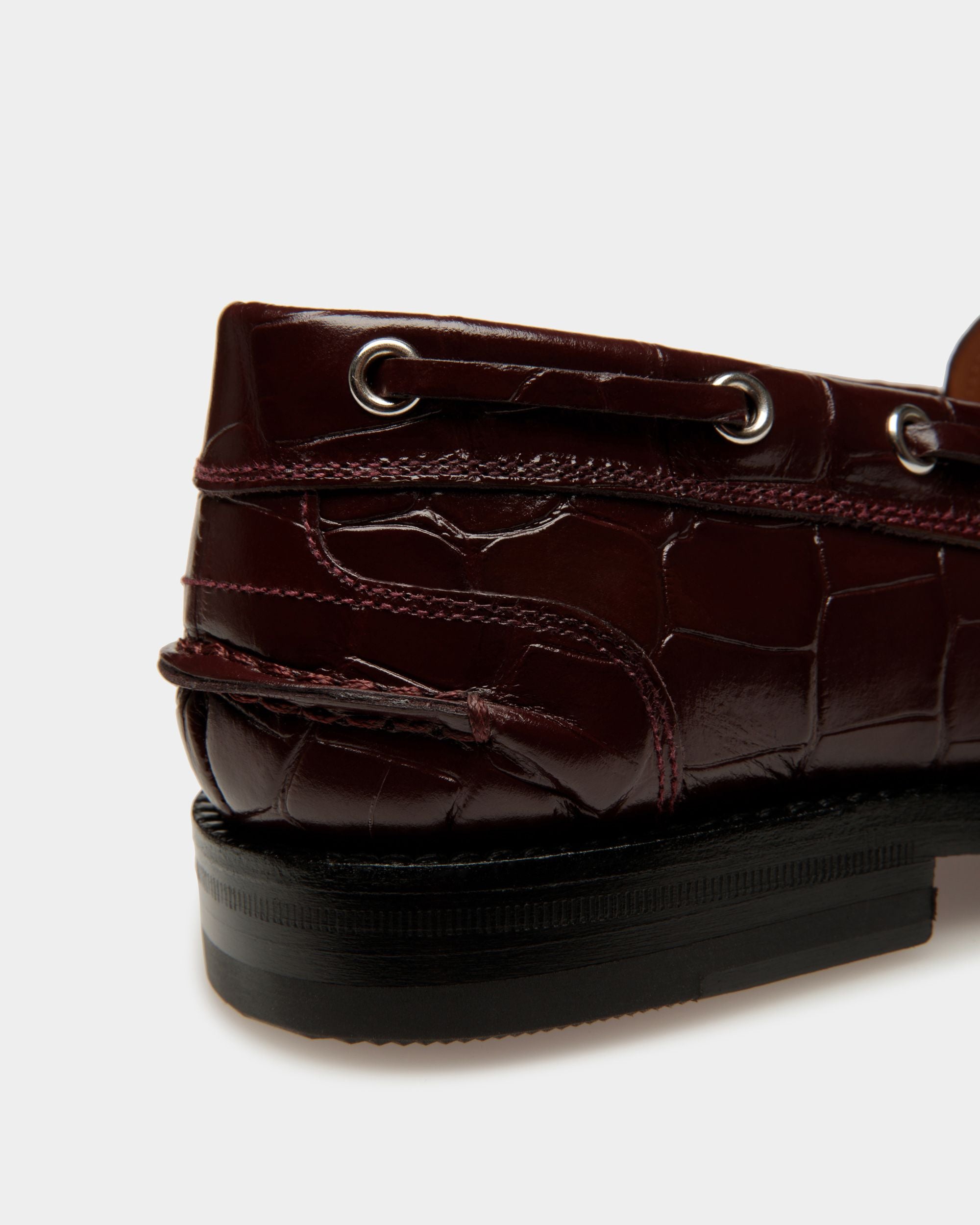 Rome Mokassin Aus Chablis Leather - Damen - Bally - 04