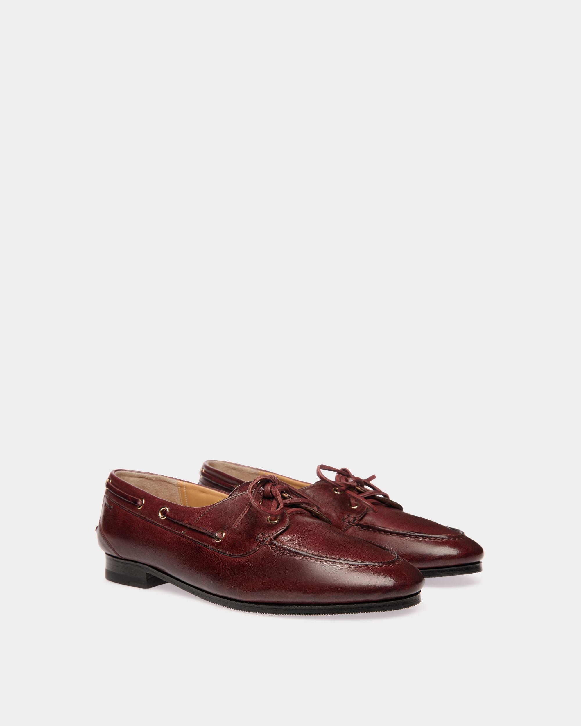 Plume Moccasin In Andorra Leather - Women's - Bally - 02