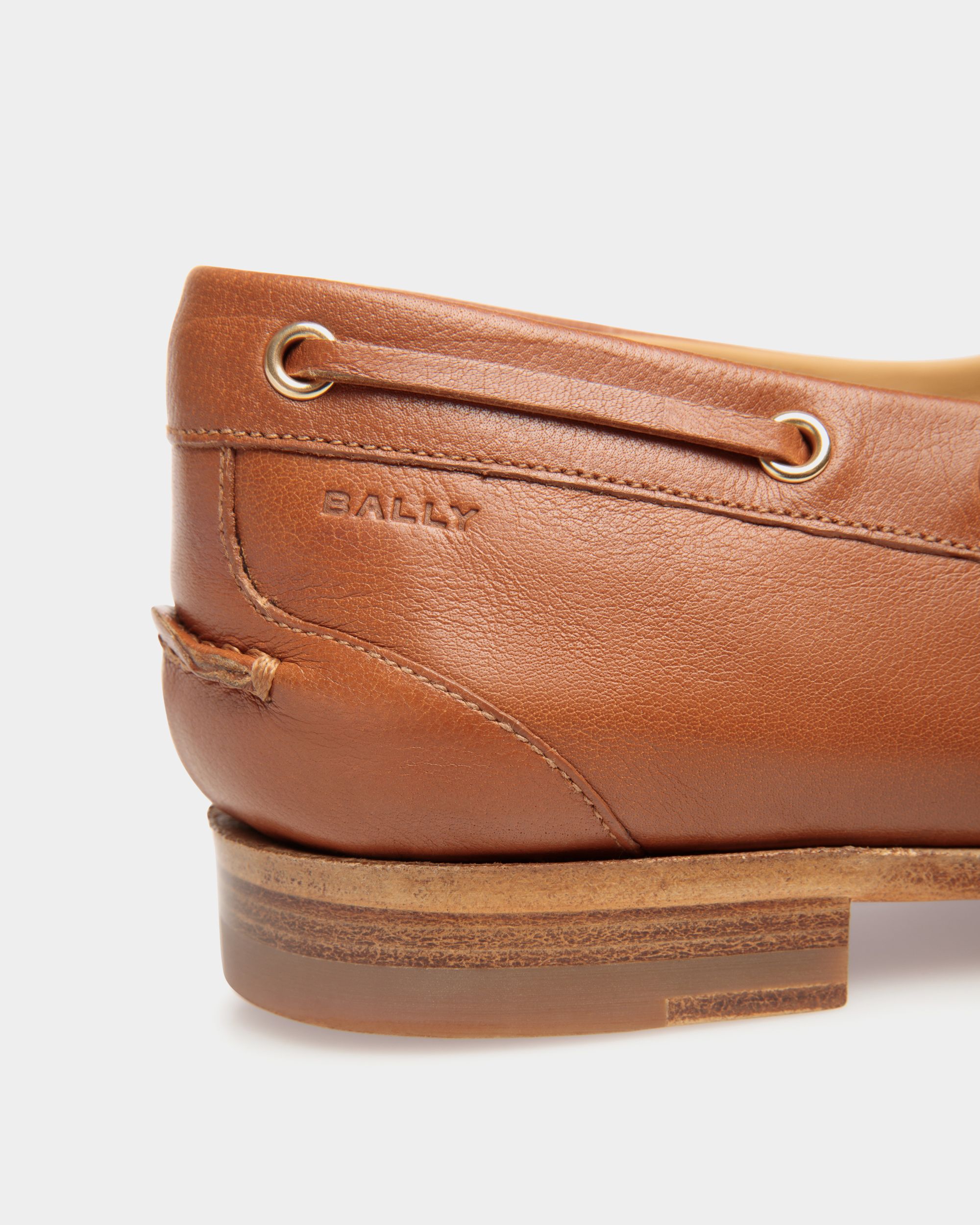 Mocassino Plume In Pelle Marrone - Donna - Bally - 04