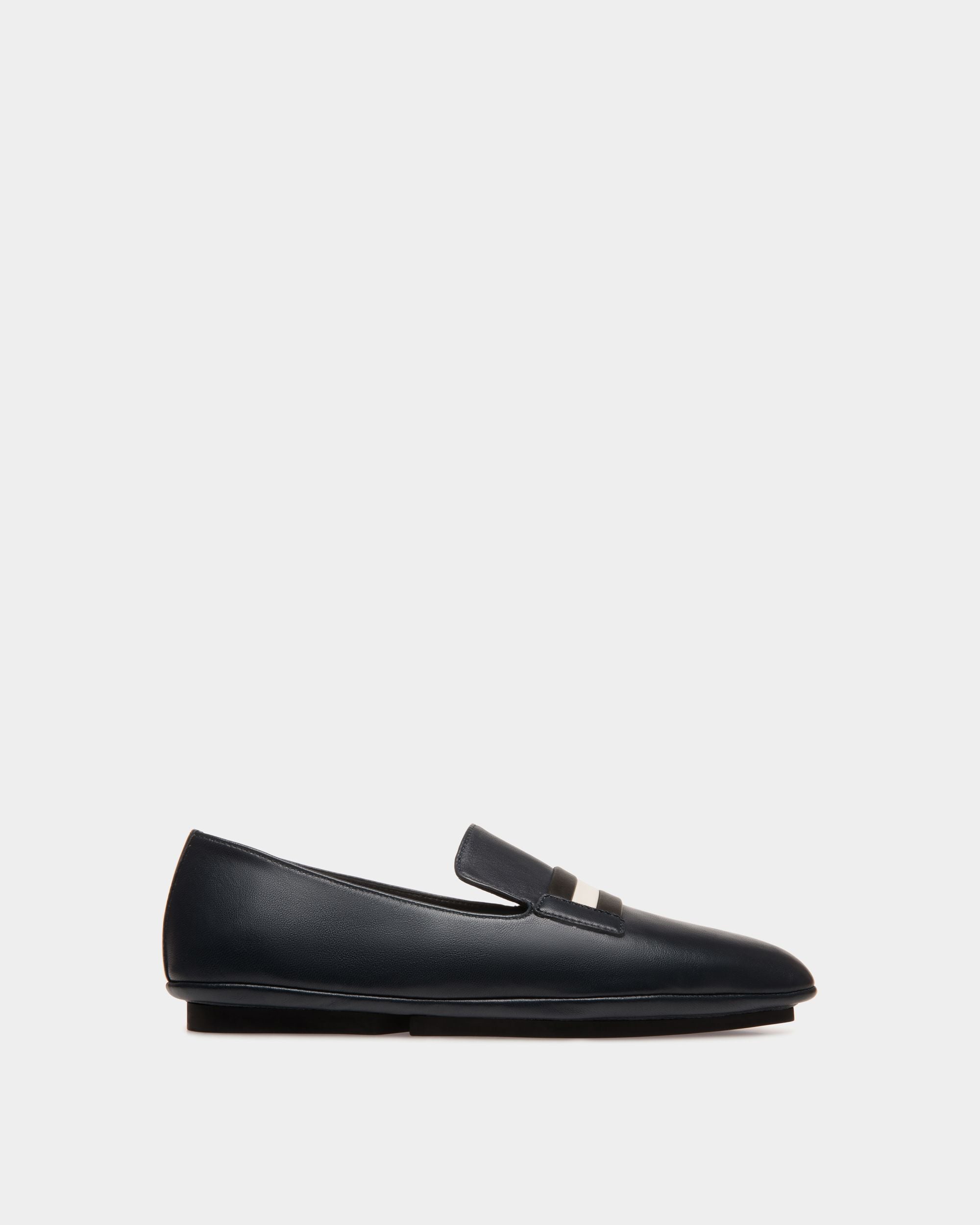 Slipper In Blue Lamb - Women's - Bally - 01