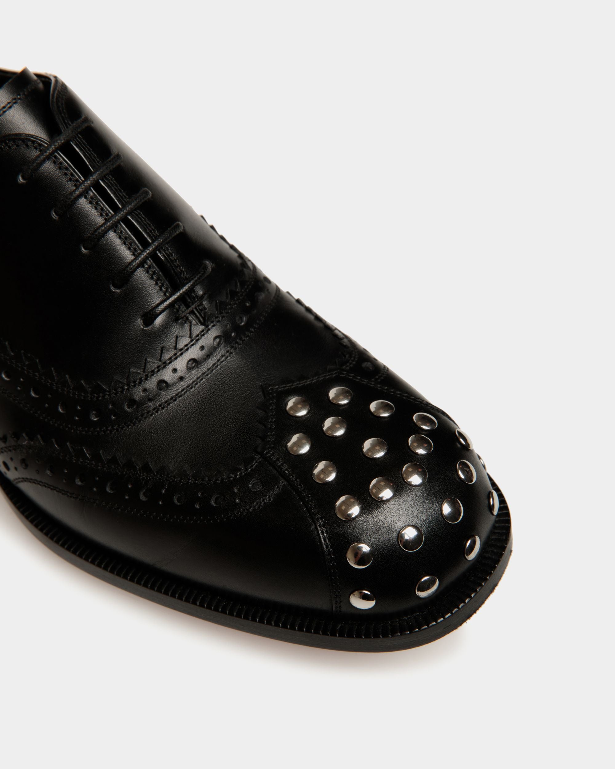 Scarpa Oxford Spiegel In Pelle Nera - Donna - Bally - 05