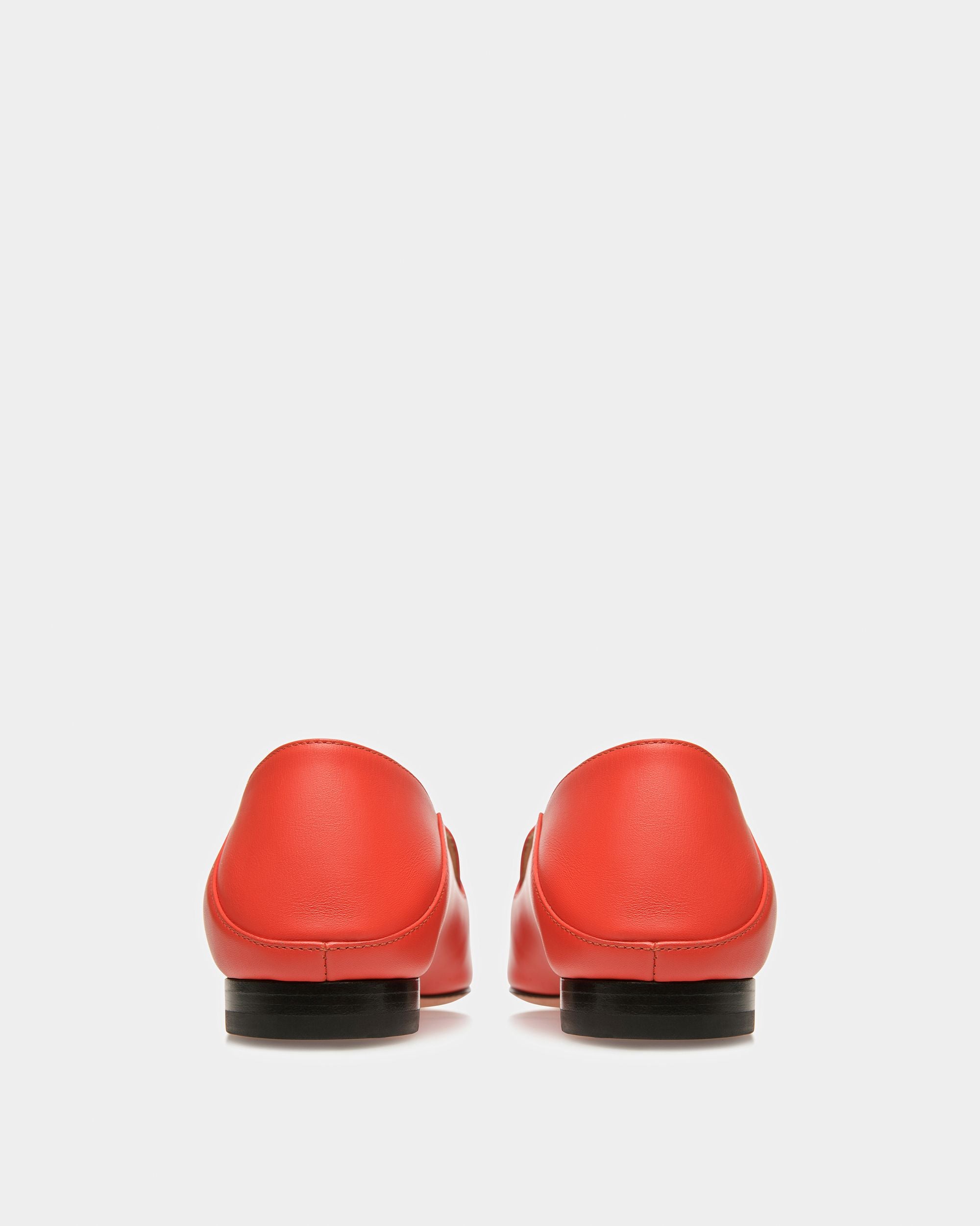 Ellah Lederslipper In Orange - Damen - Bally - 03