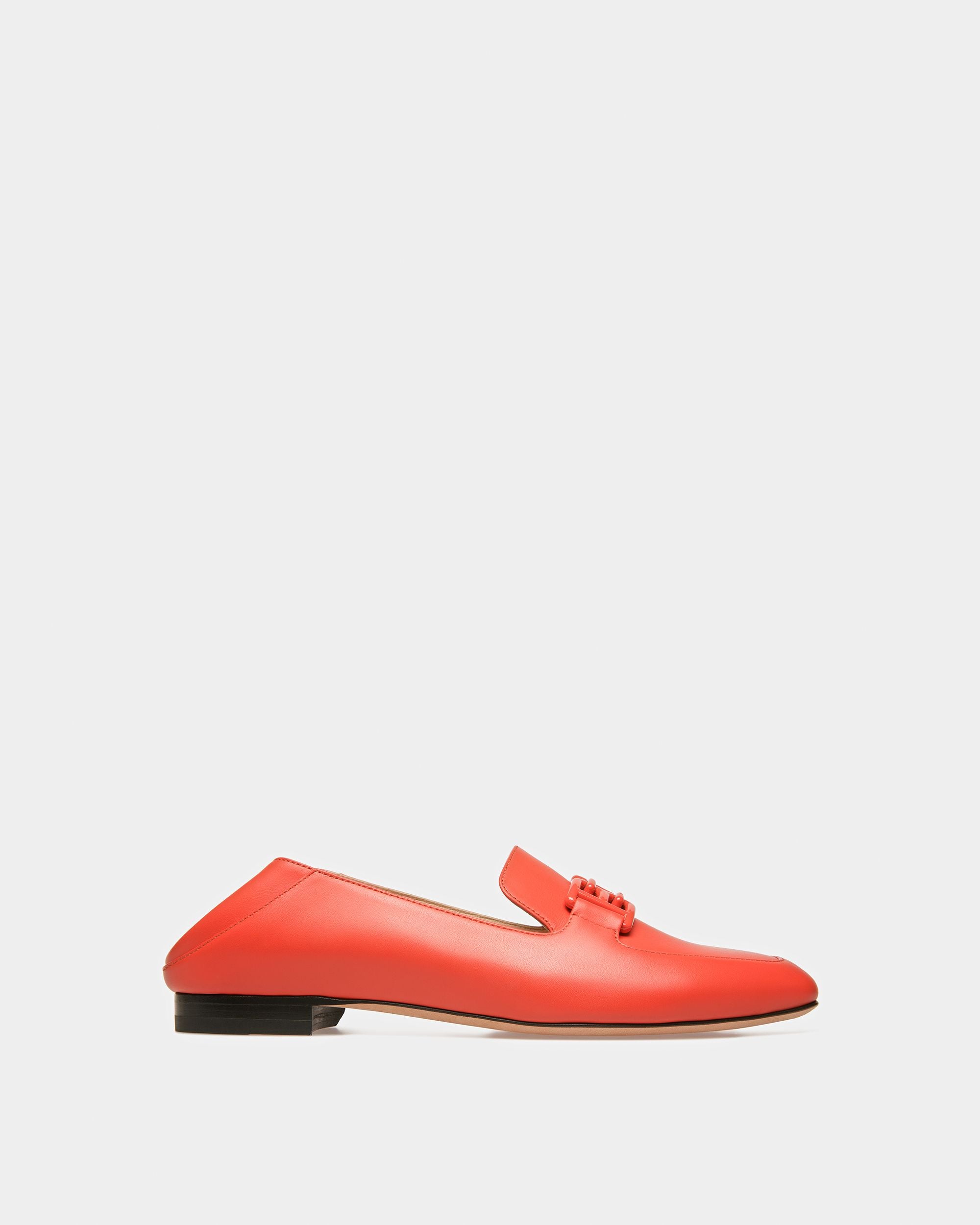 Ellah Lederslipper In Orange - Damen - Bally - 05