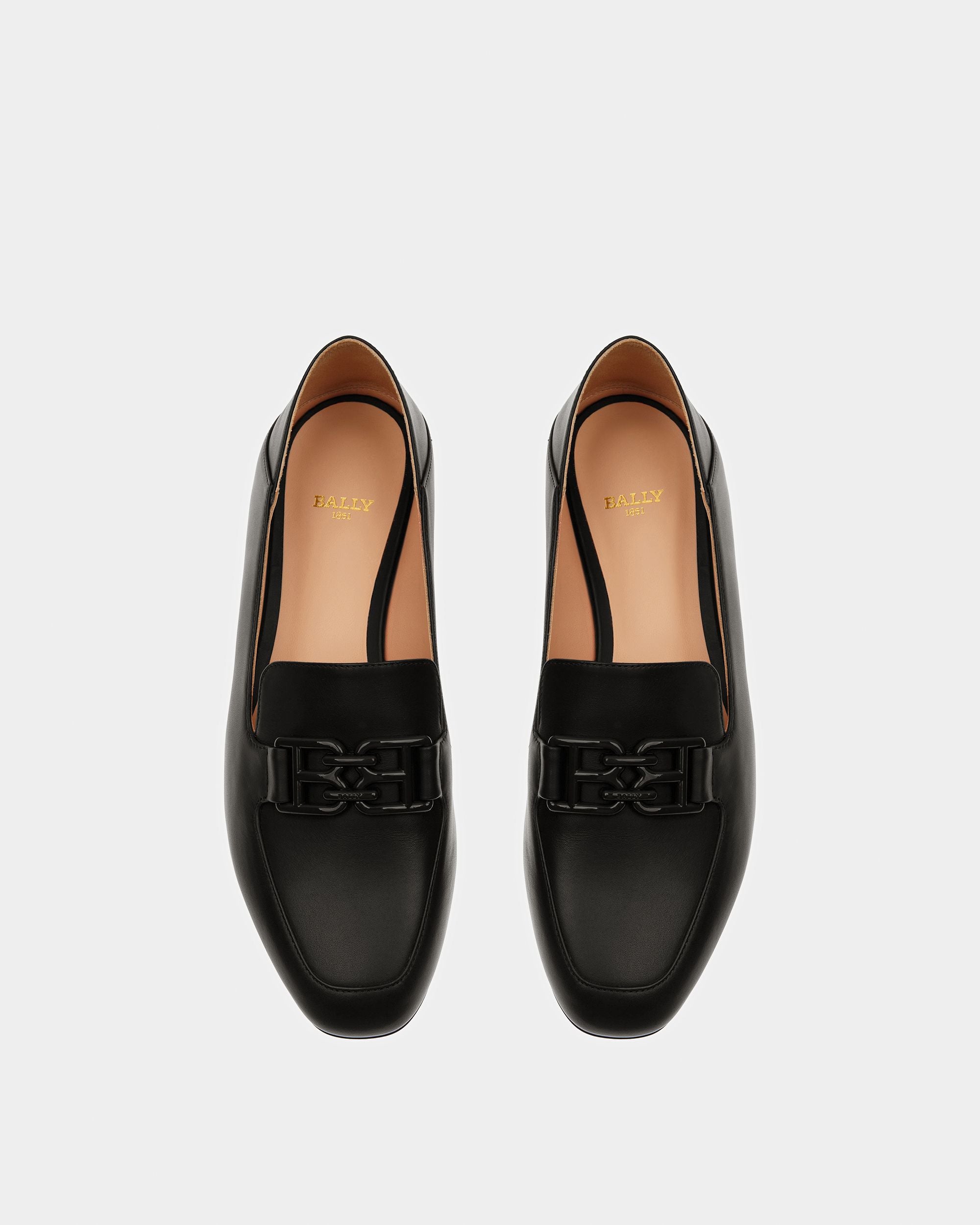 Ellah Leder-Loafer In Schwarz - Damen - Bally - 02