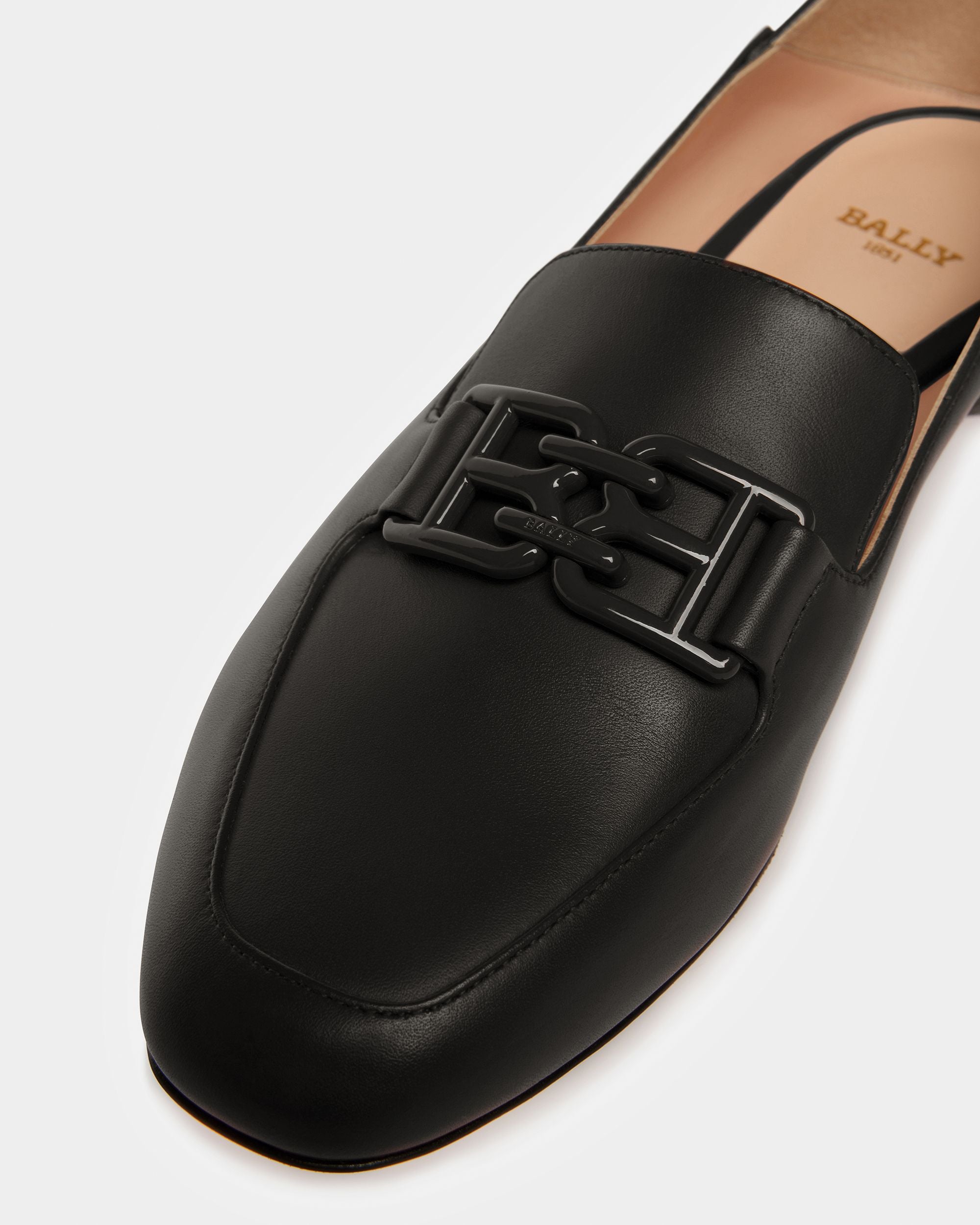 Ellah Leder-Loafer In Schwarz - Damen - Bally - 04