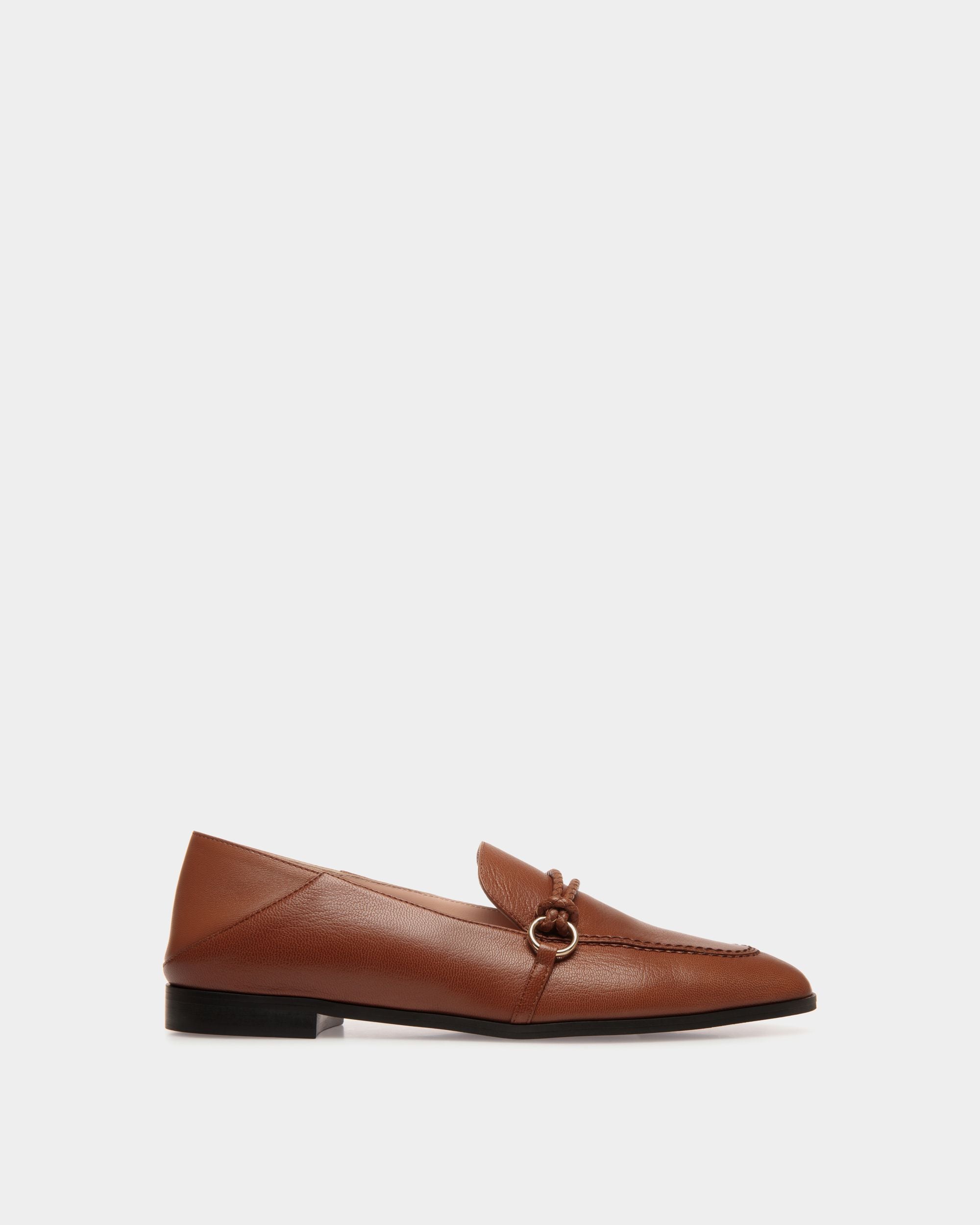 Flat Pump In Beige Goat - Damen - Bally - 01