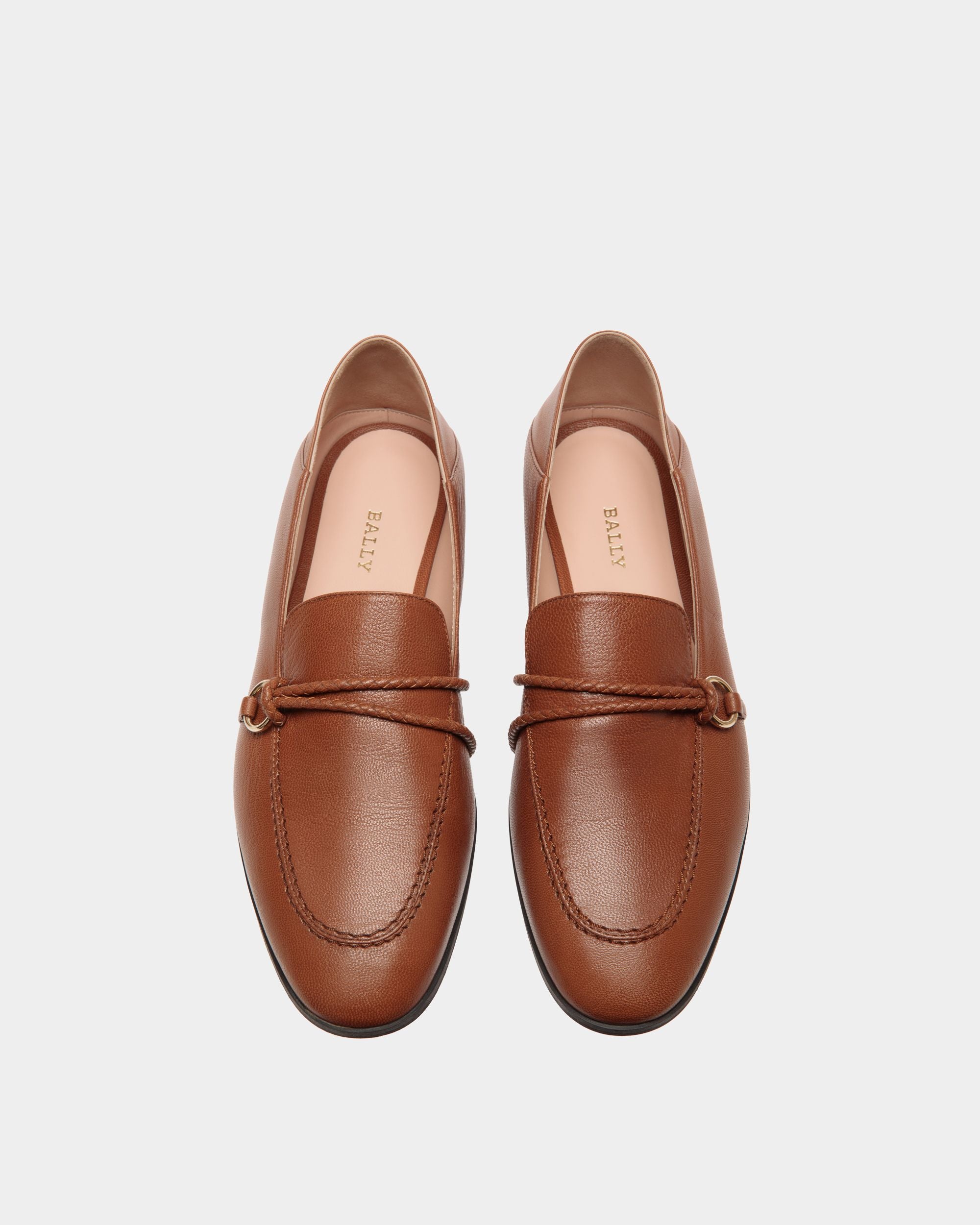 Flat Pump In Beige Goat - Femme - Bally - 04