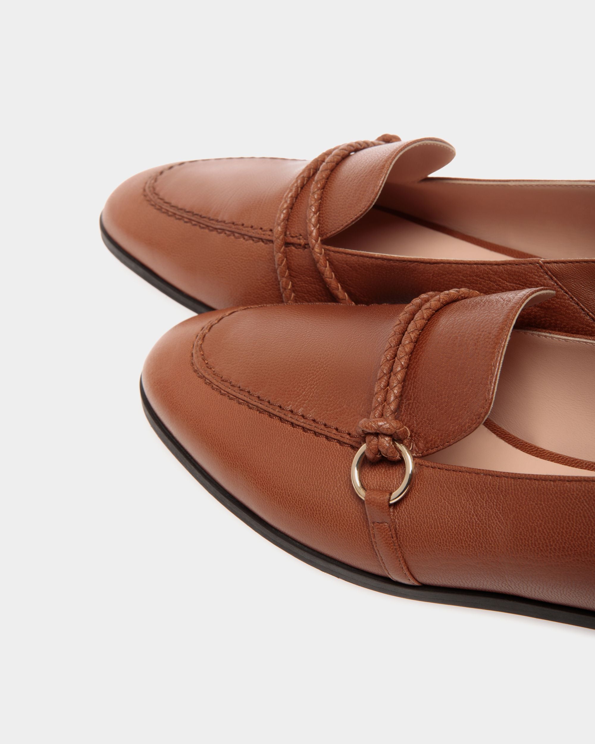 Flat Pump In Beige Goat - Femme - Bally - 05