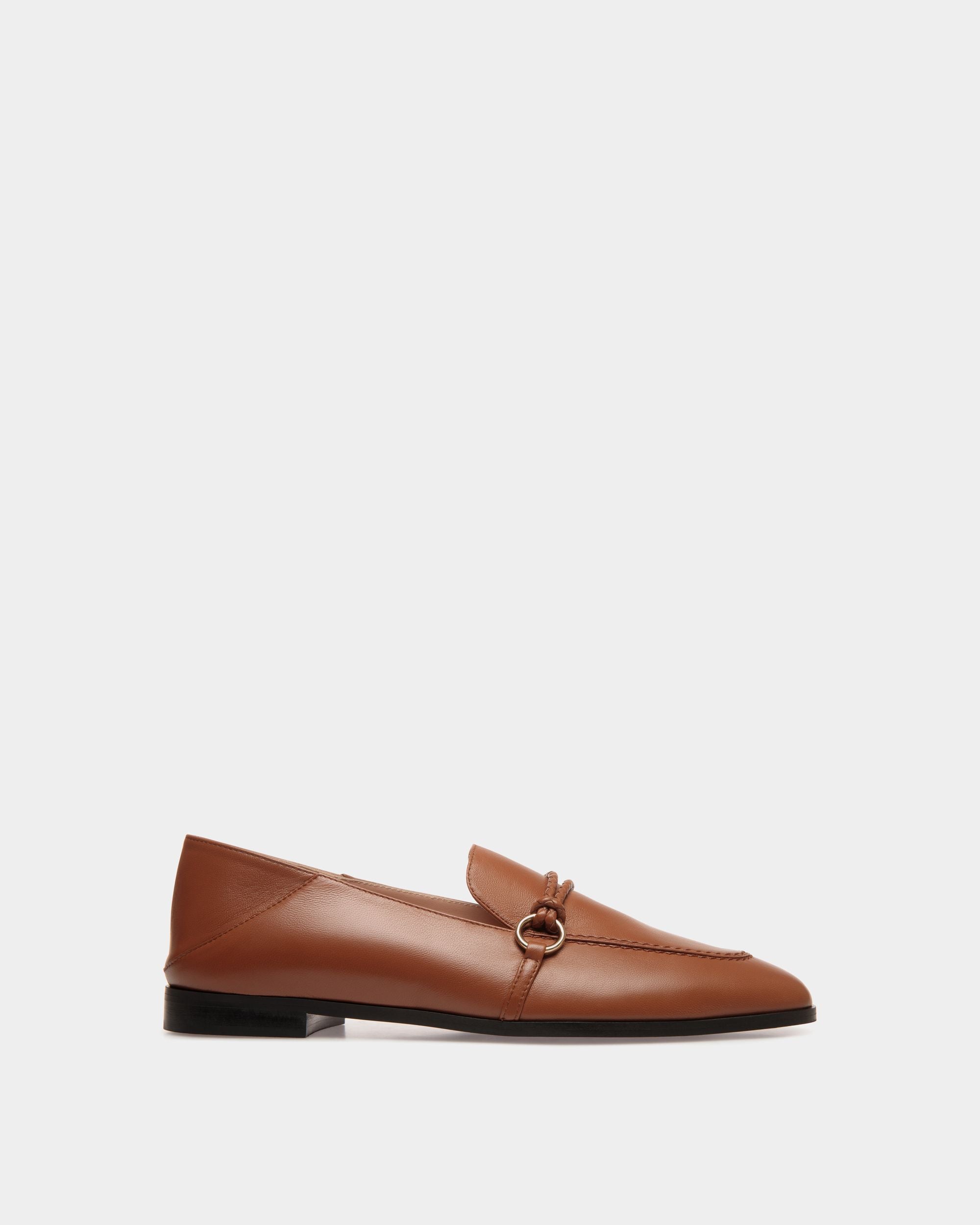 Flats In Grey Leather - Donna - Bally - 01