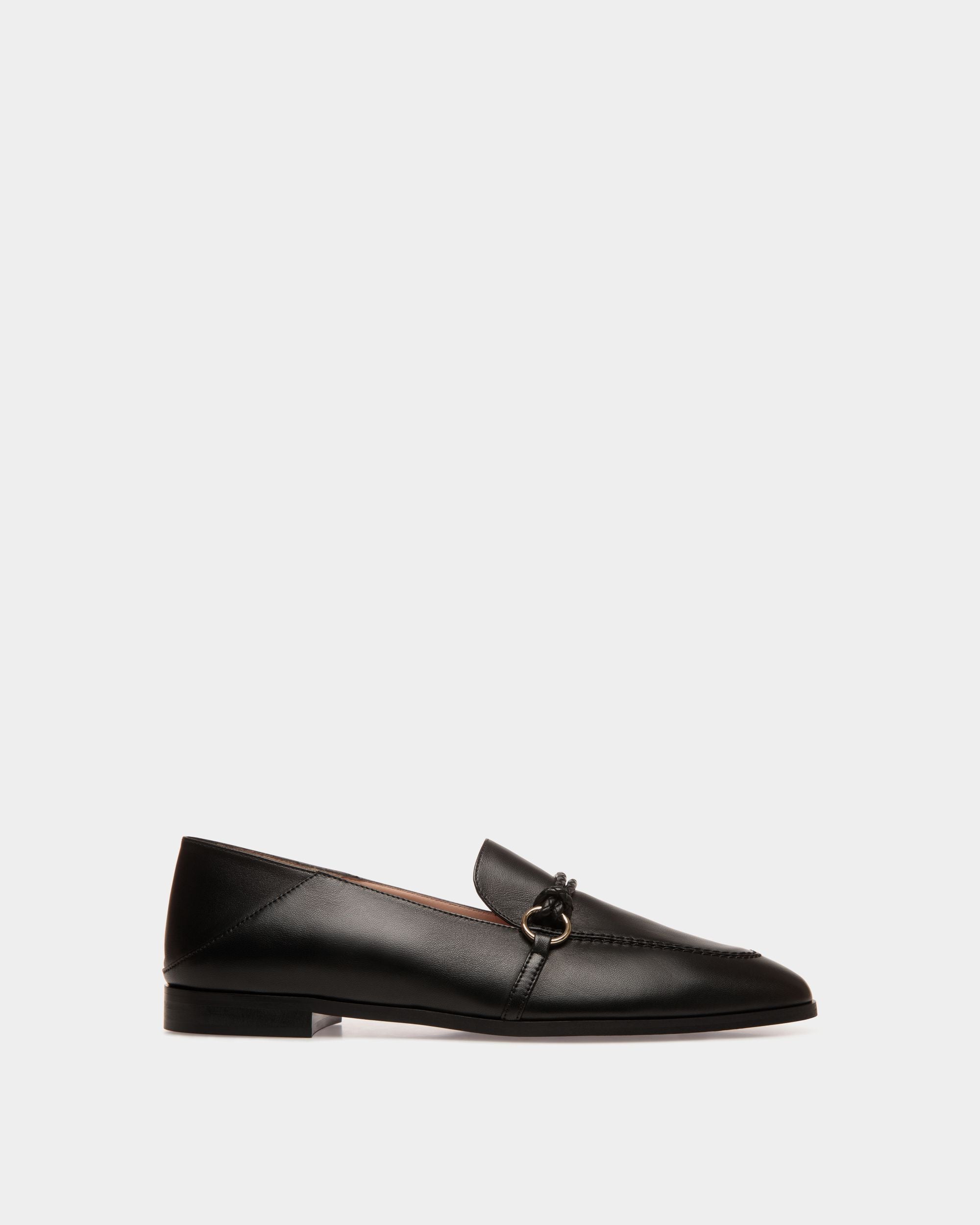 Flat Pump In Black Lamb - Donna - Bally - 01