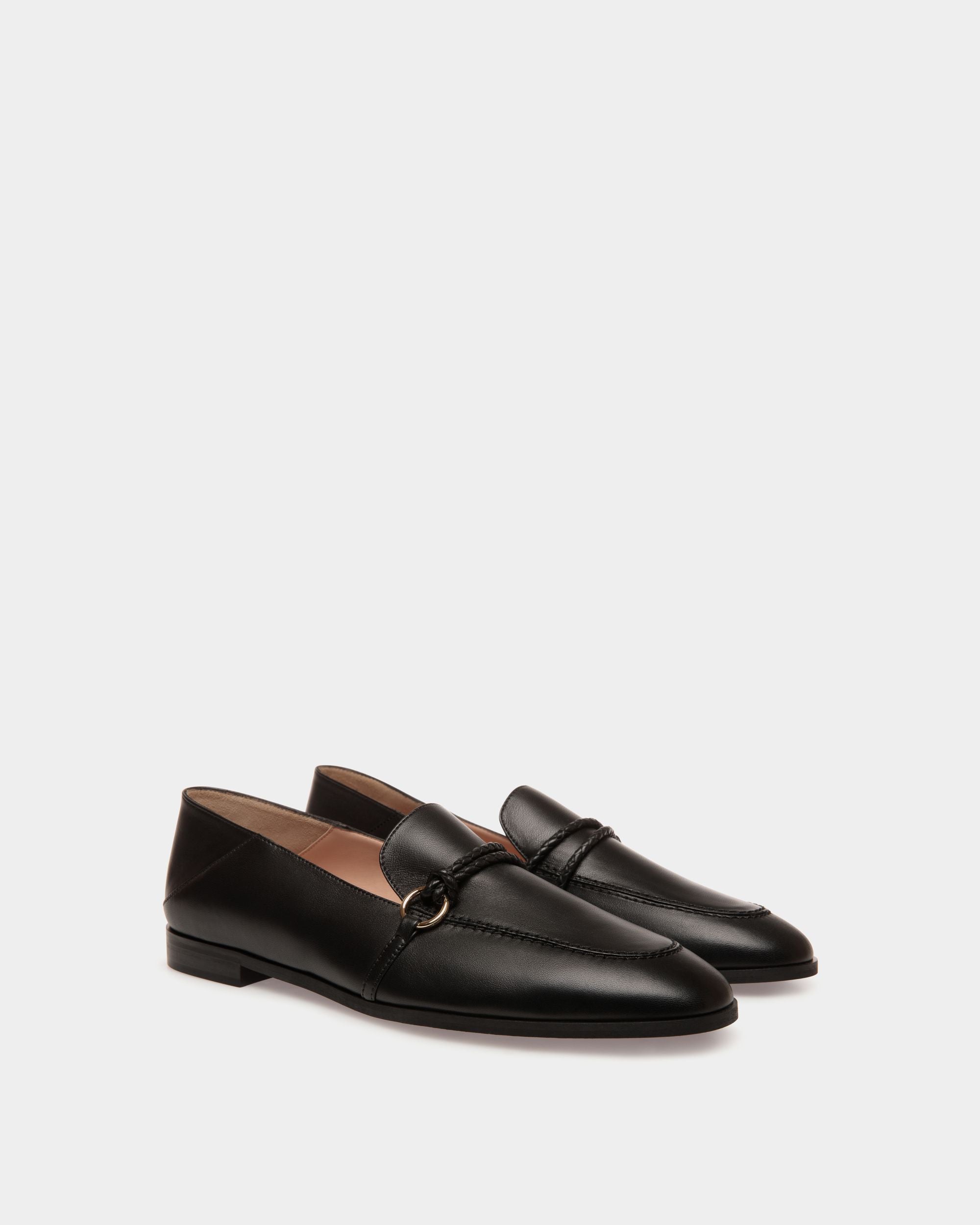 Flat Pump In Black Lamb - Donna - Bally - 02