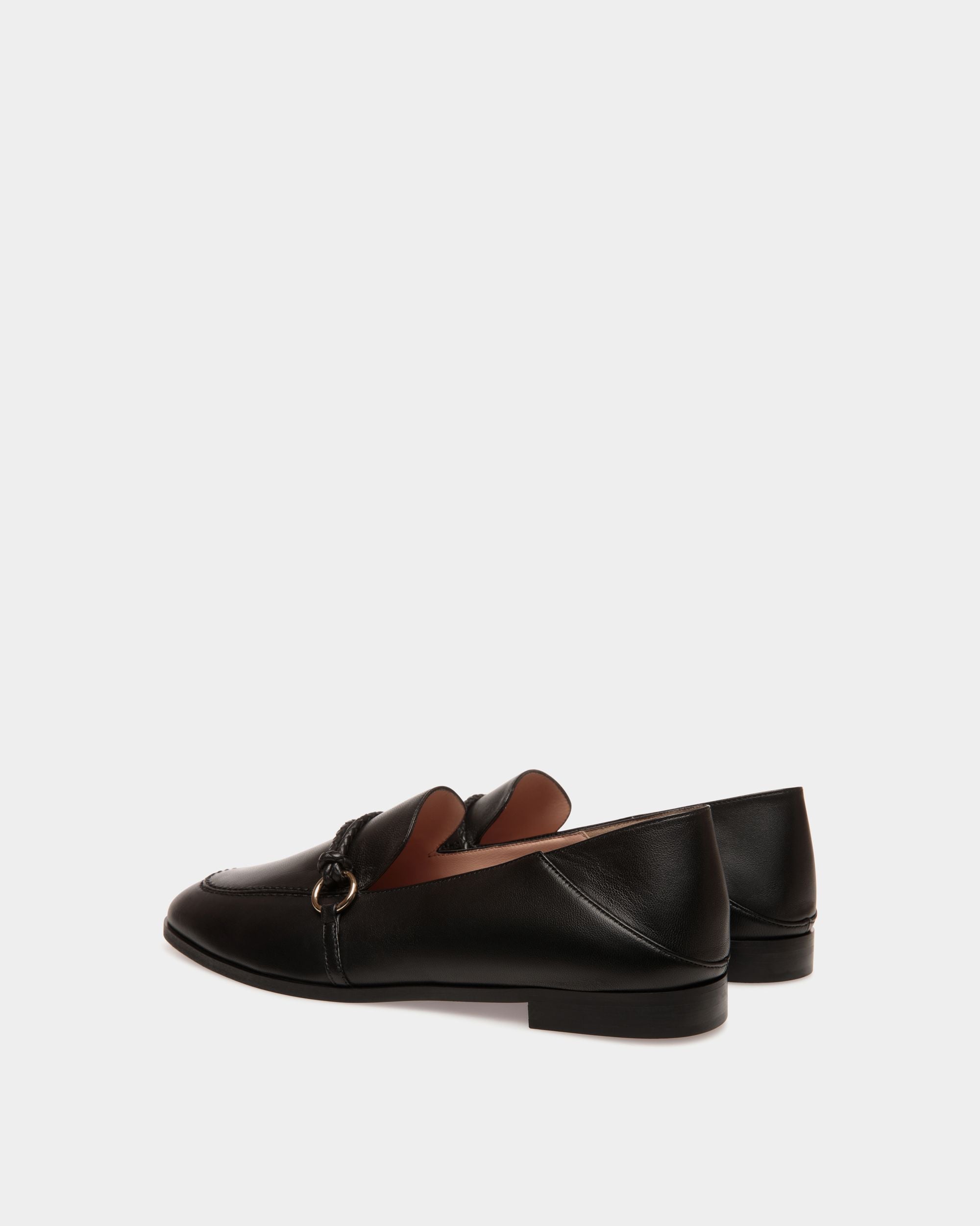 Flat Pump In Black Lamb - Donna - Bally - 03