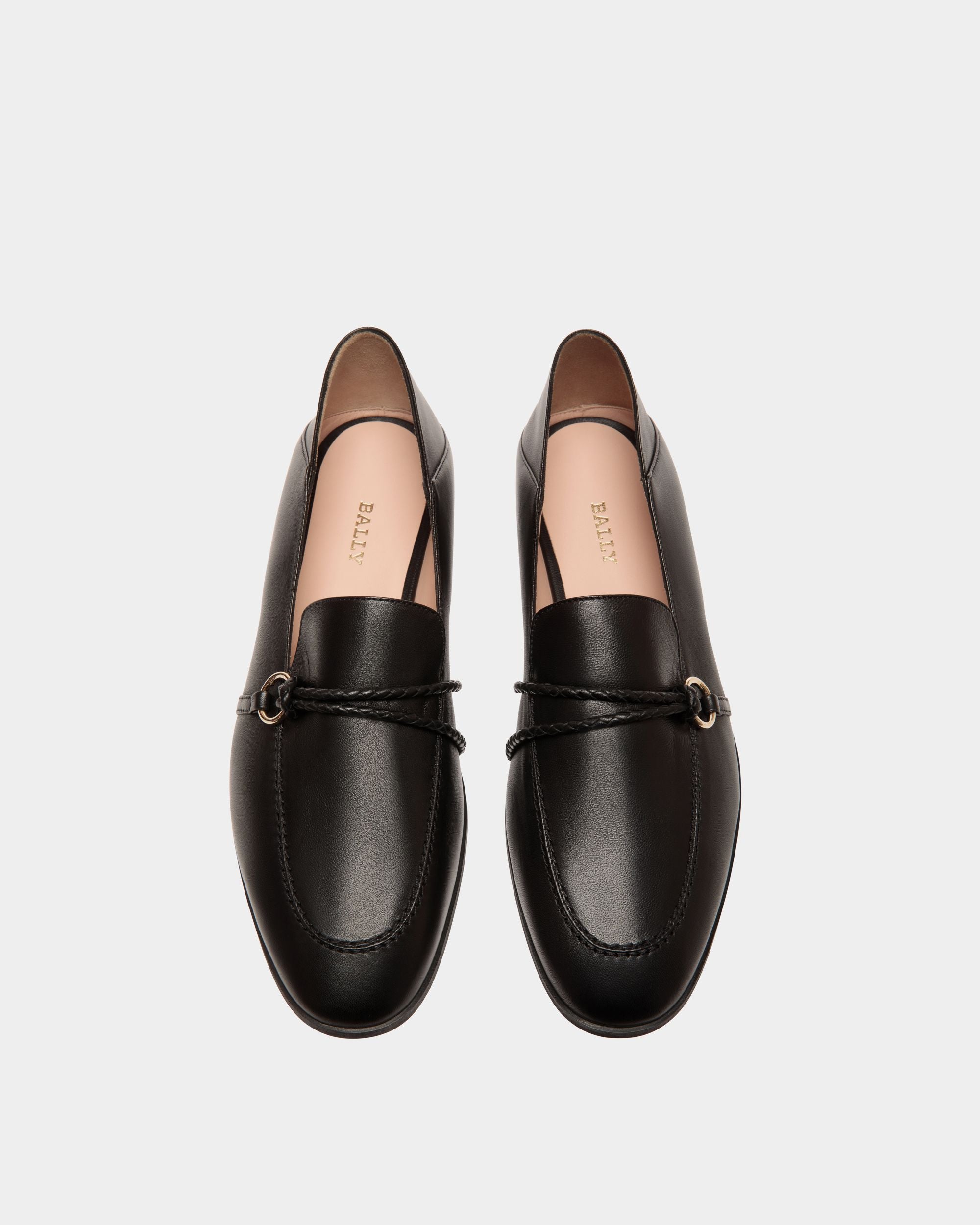 Flat Pump In Black Lamb - Donna - Bally - 04