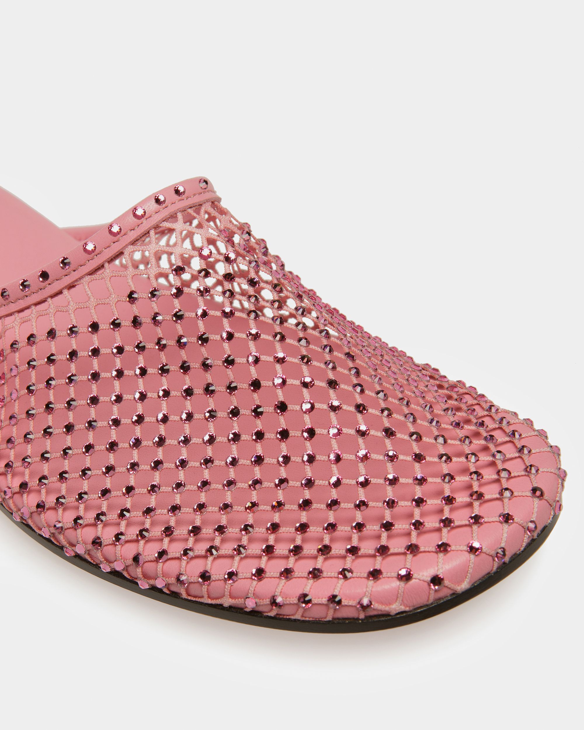 Slipper Aus Kristallbesetztem Netzgewebe - Damen - Bally - 04