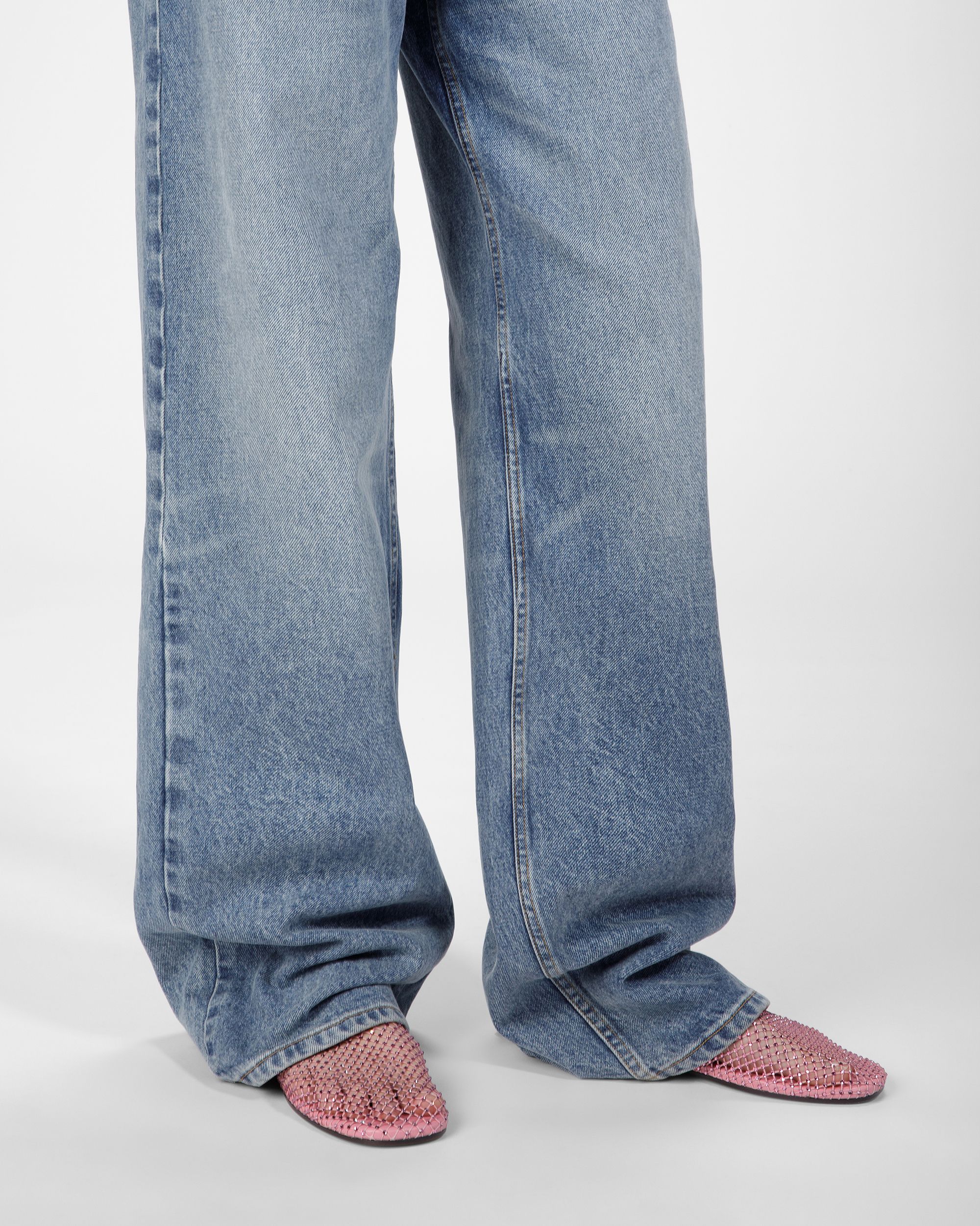 Slipper Aus Kristallbesetztem Netzgewebe - Damen - Bally - 05