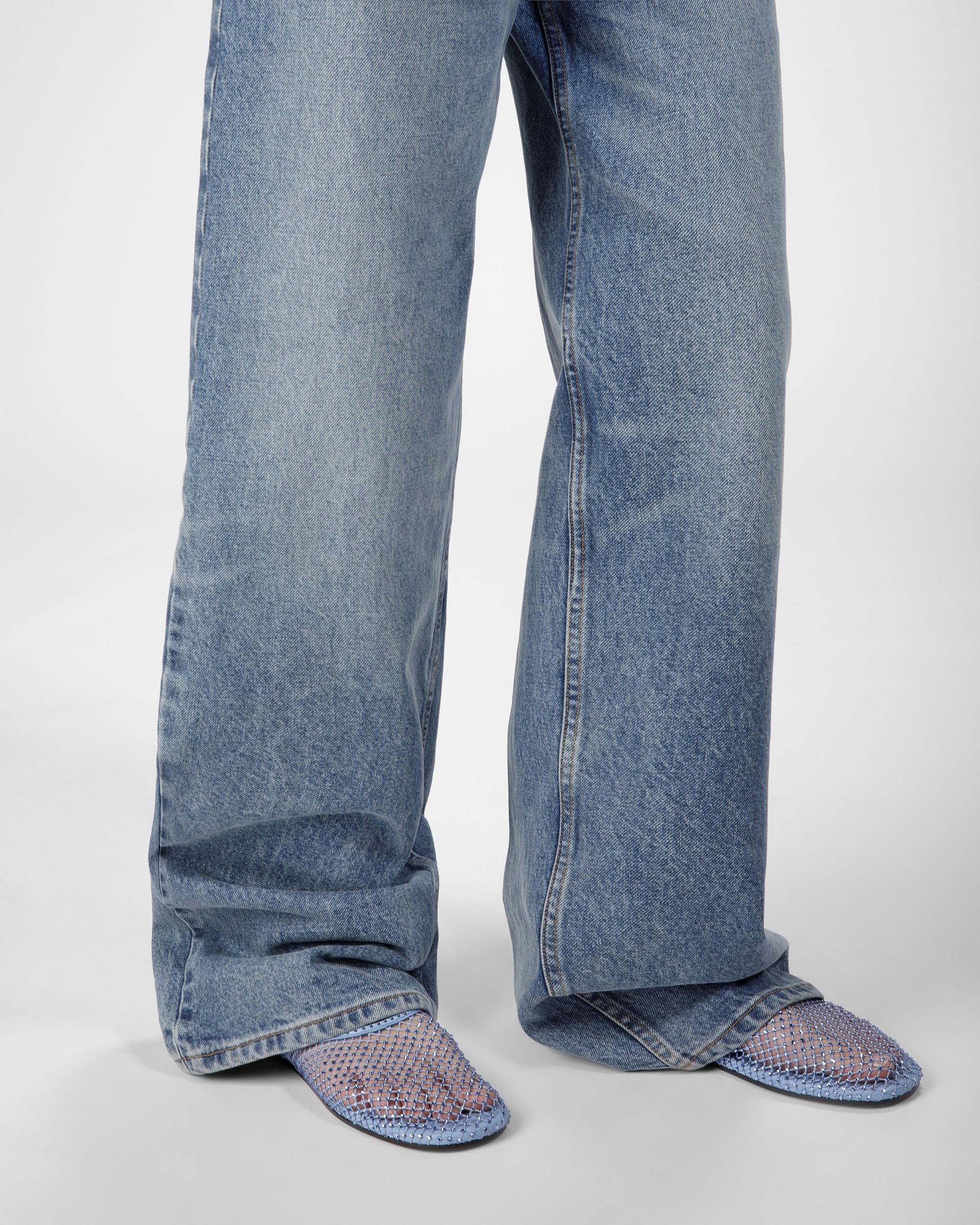 Slipper Aus Kristallbesetztem Netzgewebe - Damen - Bally - 06
