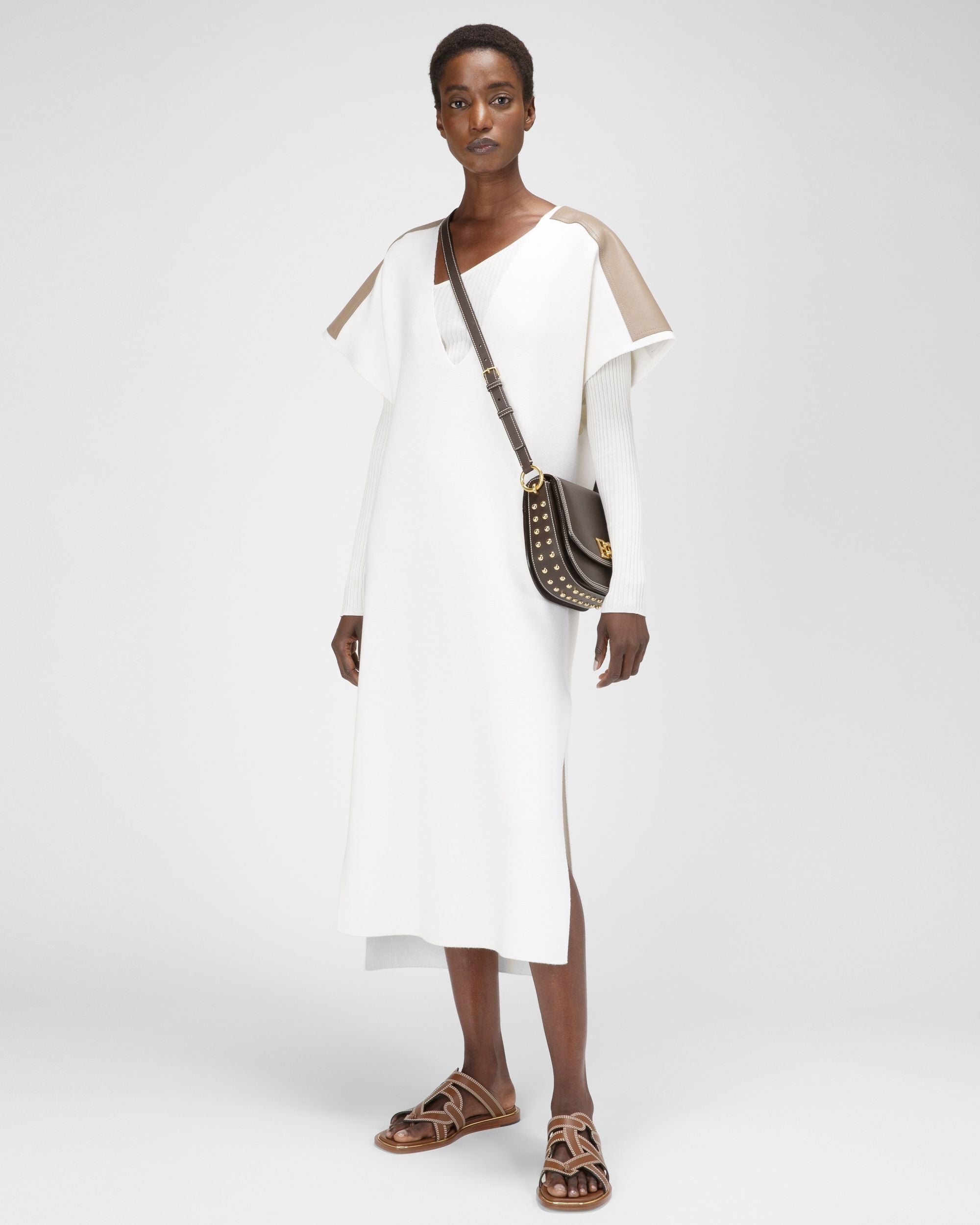 Glada Sandali Piatti In Pelle Marrone Chiaro - Donna - Bally - 06