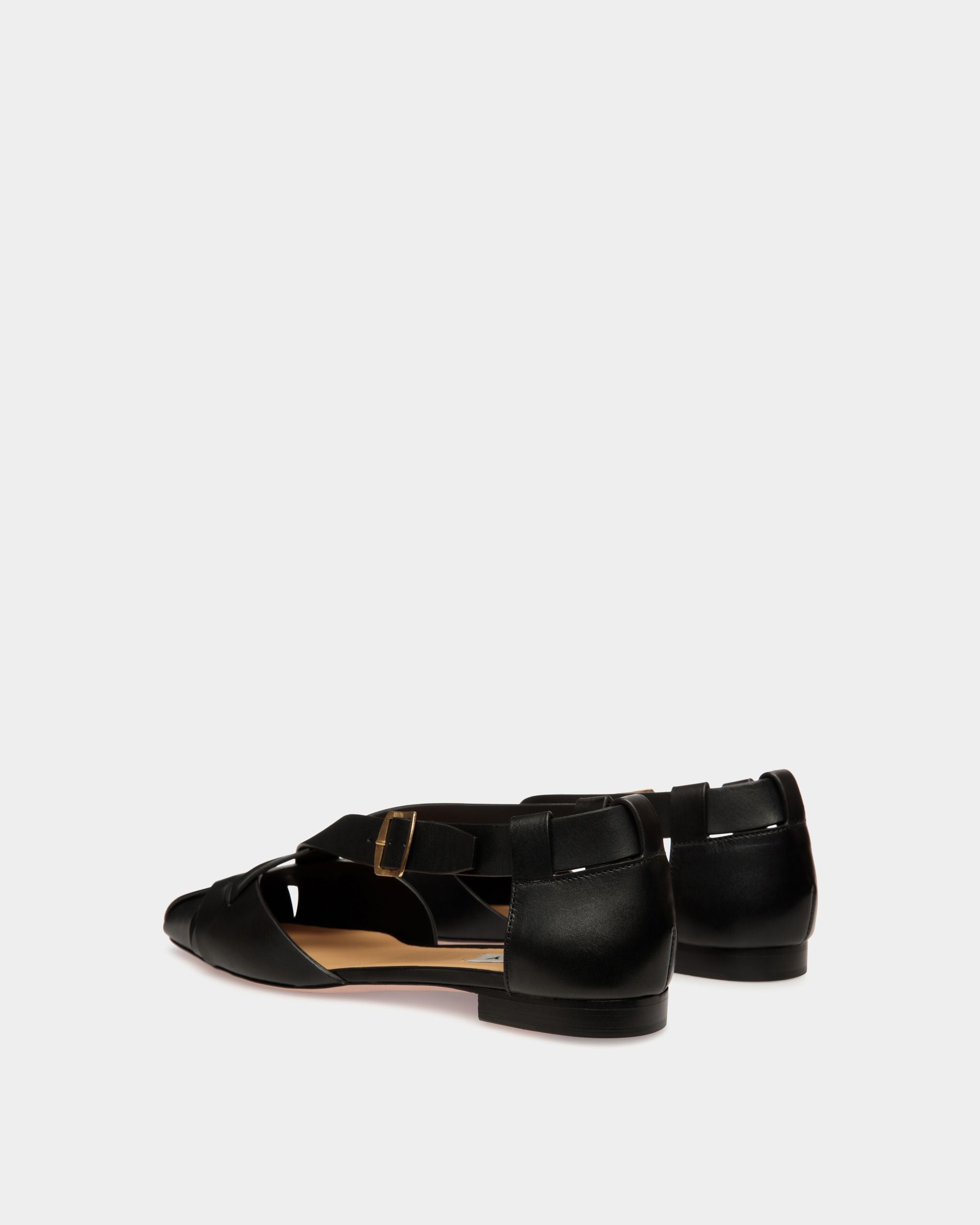 Scarpa Bassa Sylt In Pelle Spazzolata Nera - Donna - Bally - 04