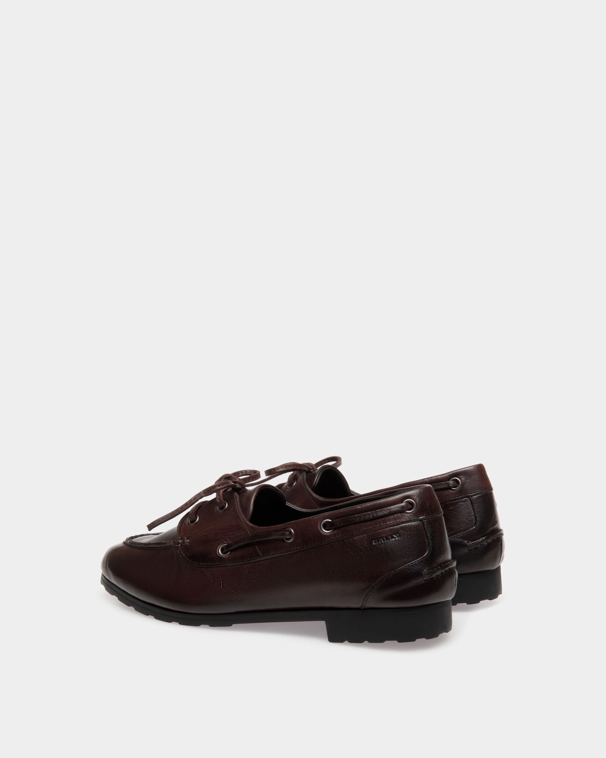 Plume Moccassin In Brown Buffalo - Damen - Bally - 03