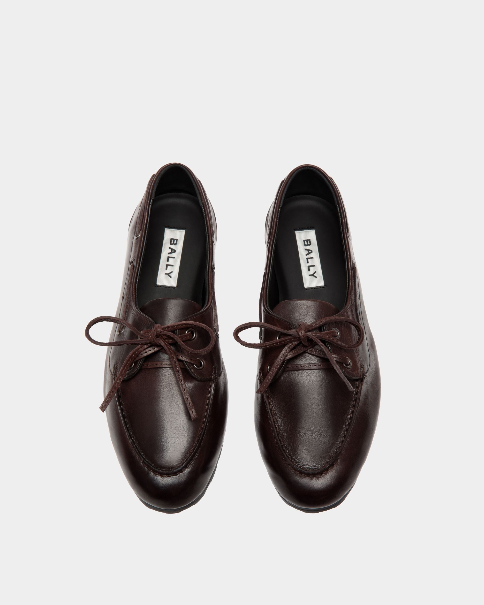 Plume Moccassin In Brown Buffalo - Damen - Bally - 04