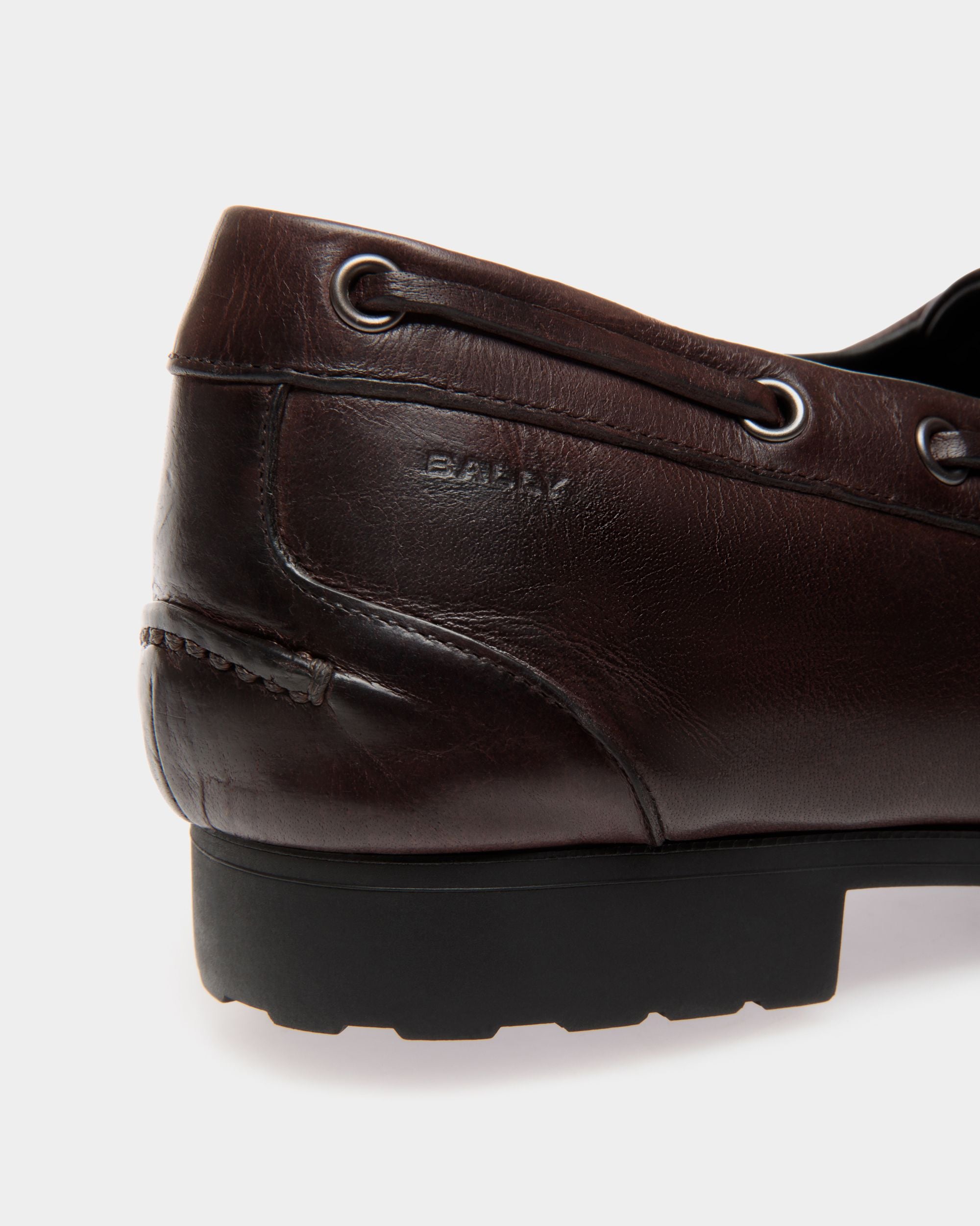 Plume Moccassin In Brown Buffalo - Damen - Bally - 05