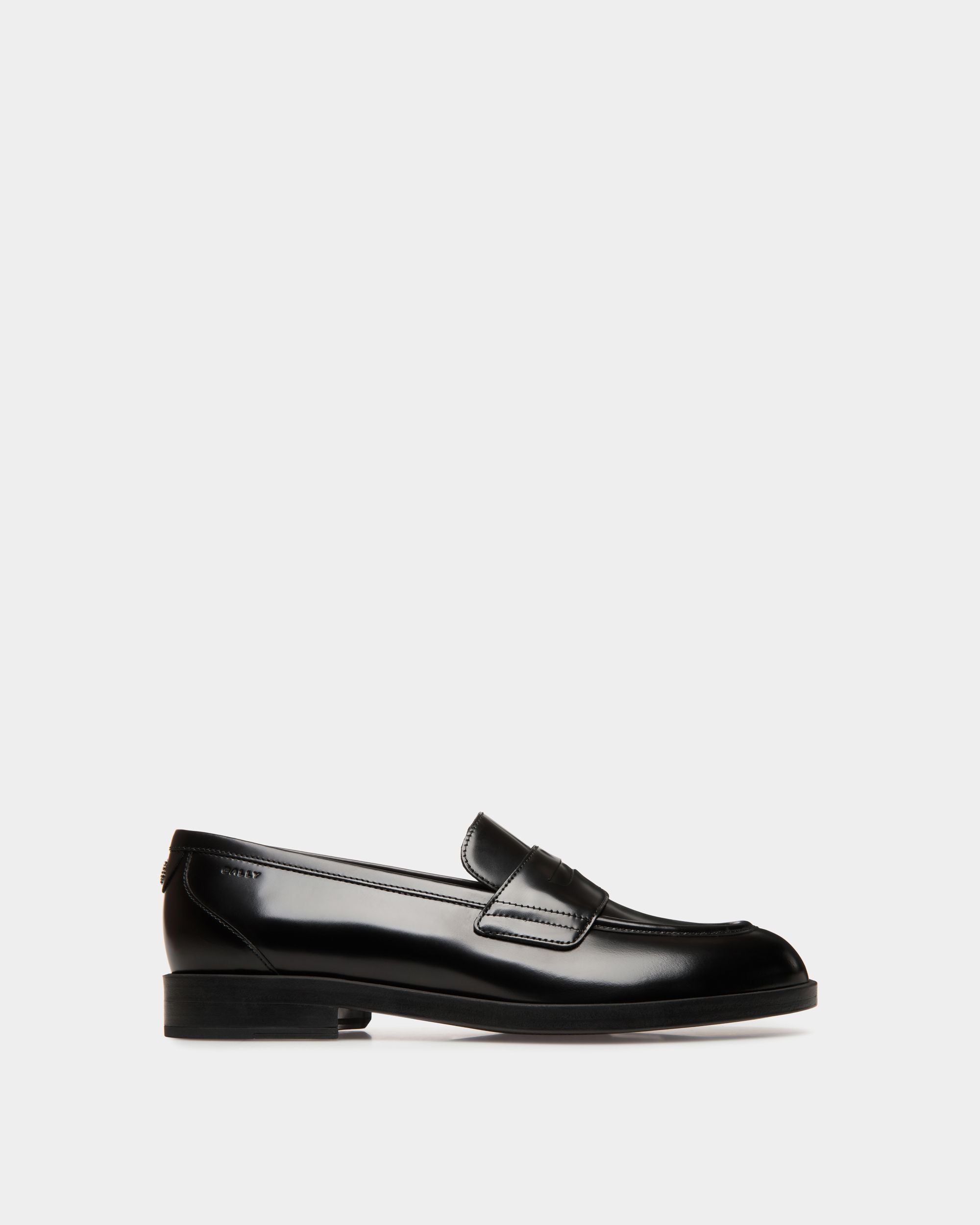 Mocassino Egli In Pelle Nera - Donna - Bally - 01