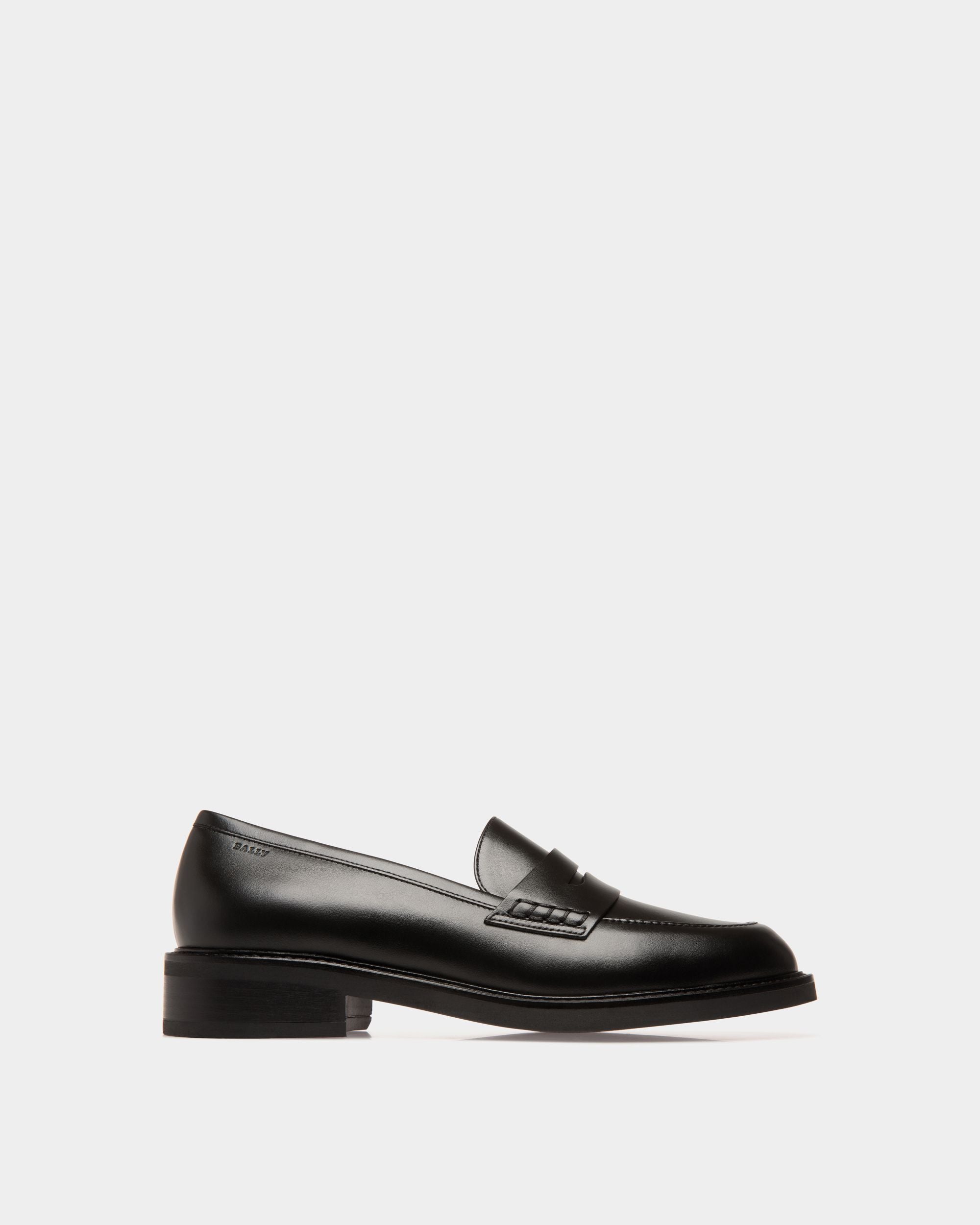 Flats In Black Leather - Femme - Bally - 01