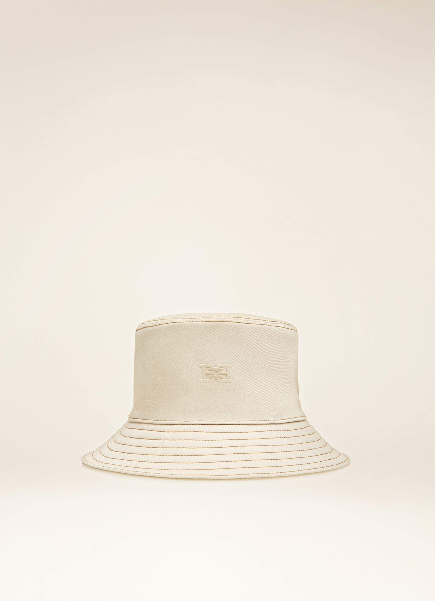 Chapeau En Coton Blanc - Femme - Bally - 01