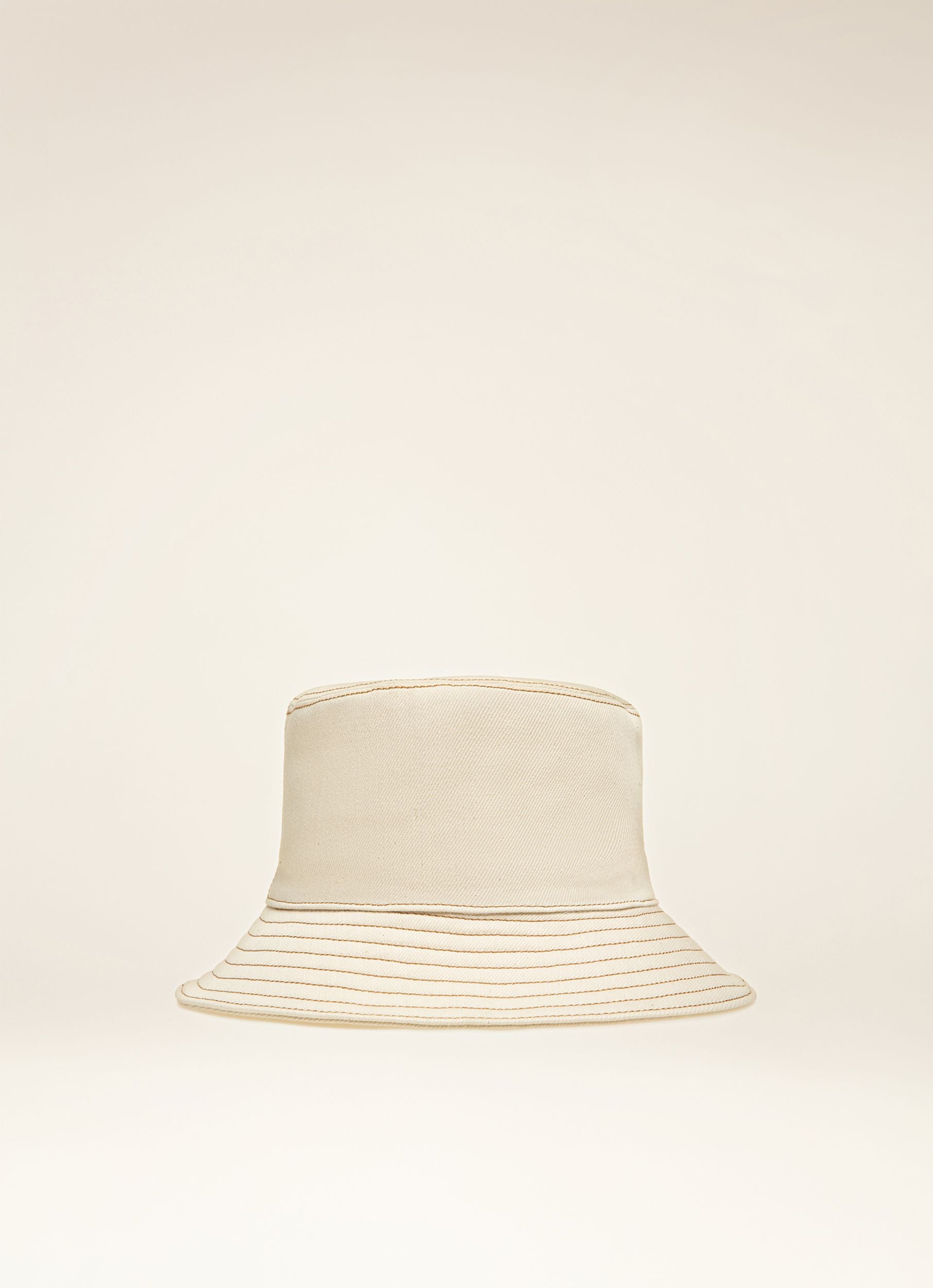 Chapeau En Coton Blanc - Femme - Bally - 03