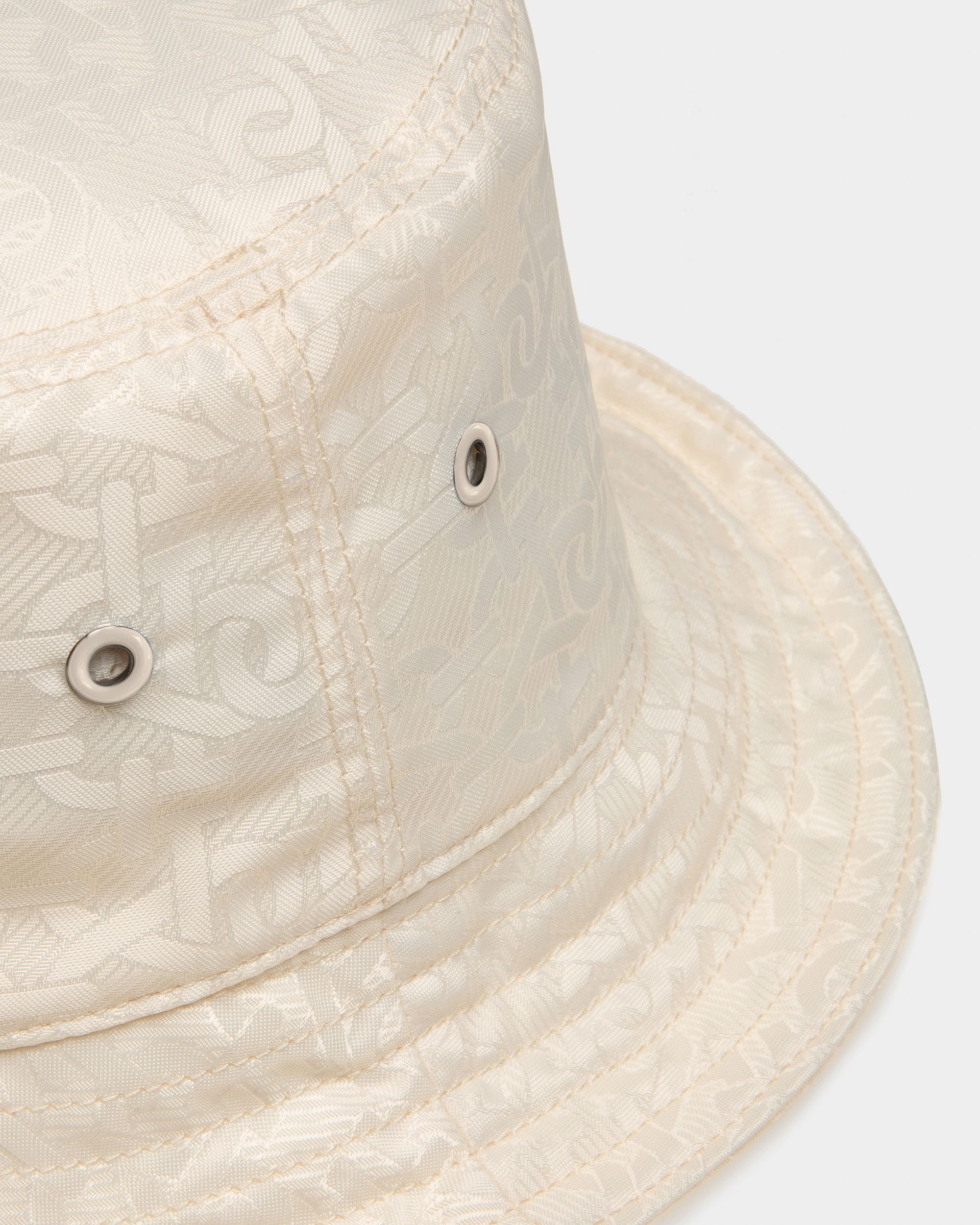 Chapeau En Nylon Ivoire - Femme - Bally - 03