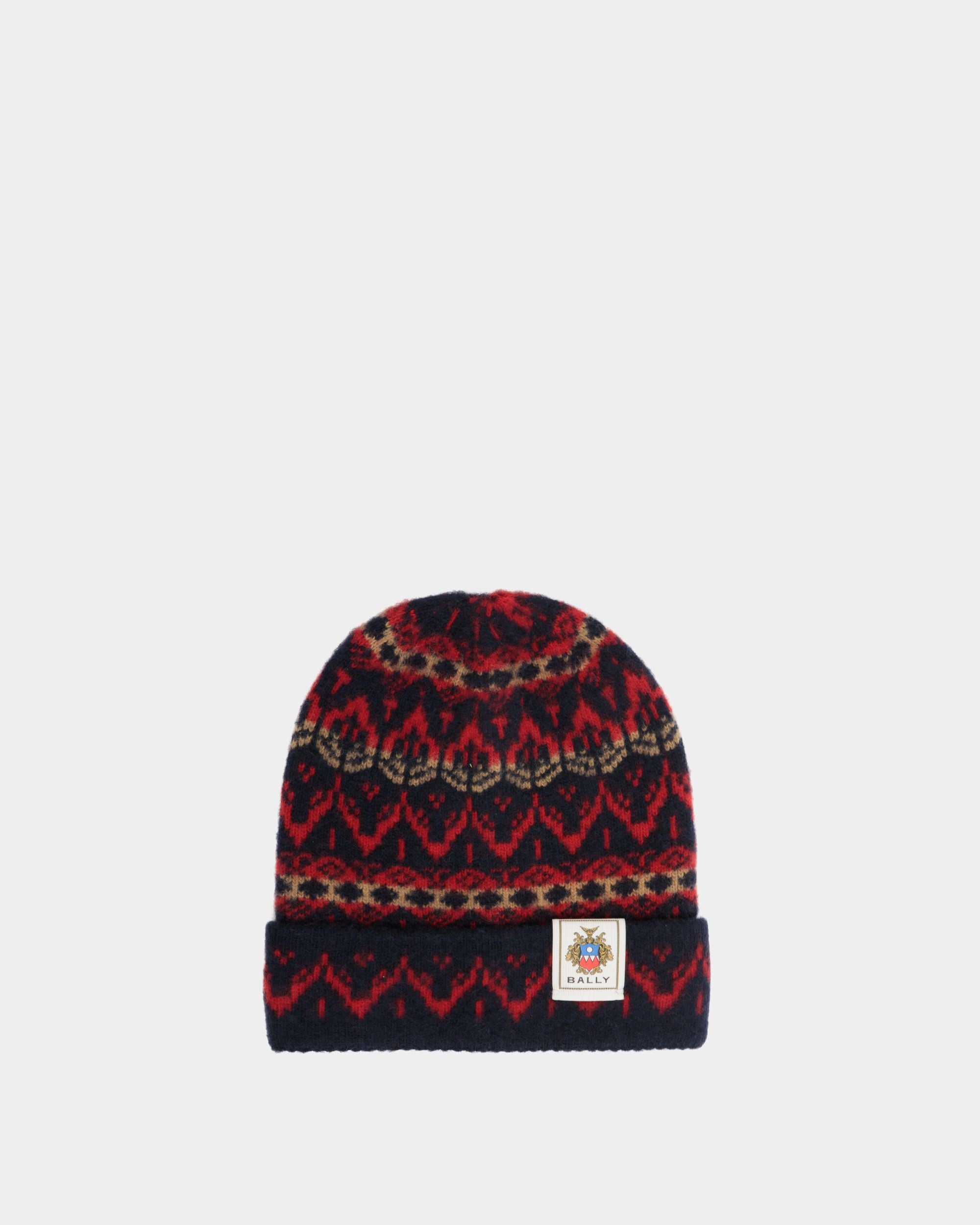 Beanie Aus Mehrfarbiger Wolle - Damen - Bally - 01
