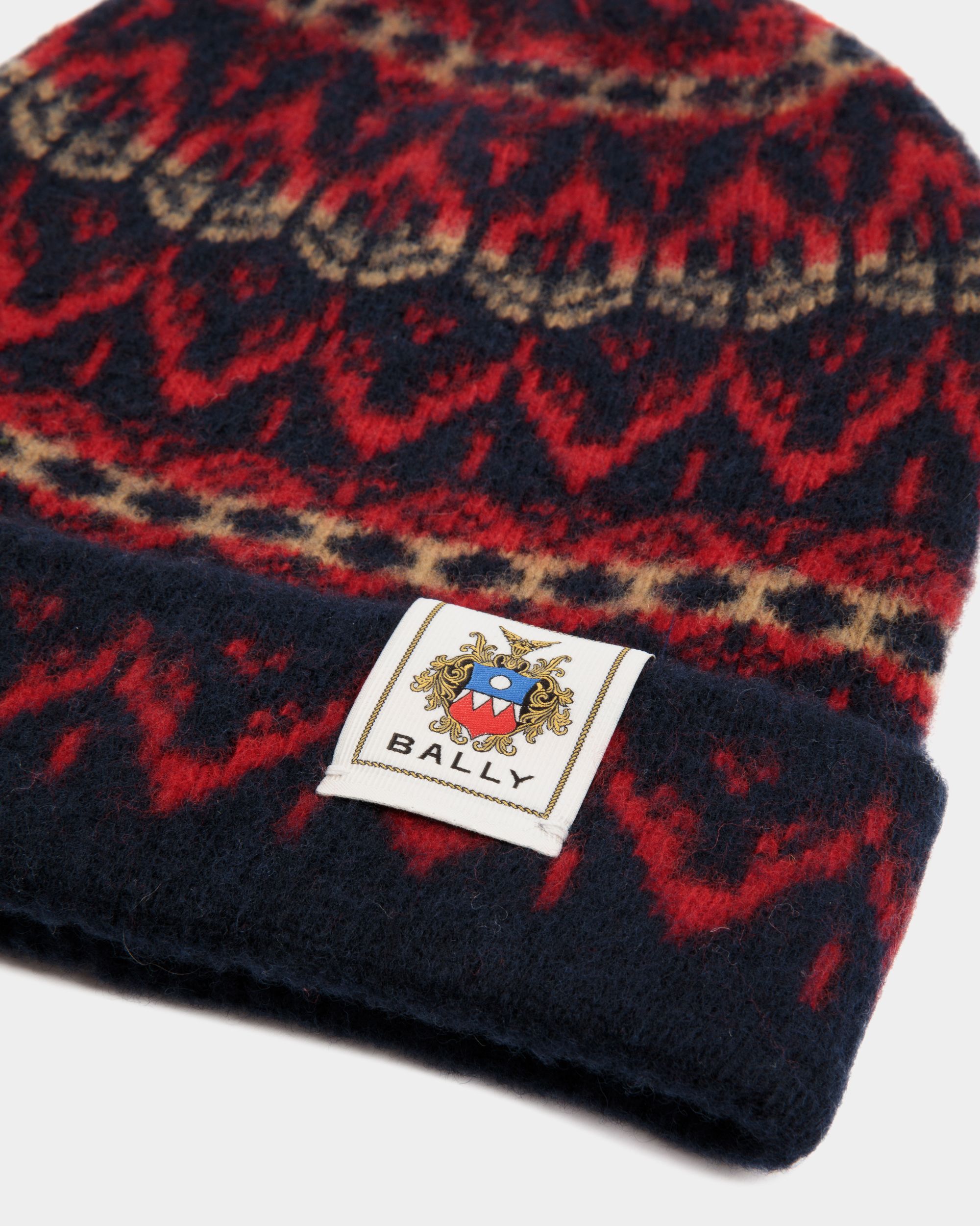 Beanie Aus Mehrfarbiger Wolle - Damen - Bally - 03