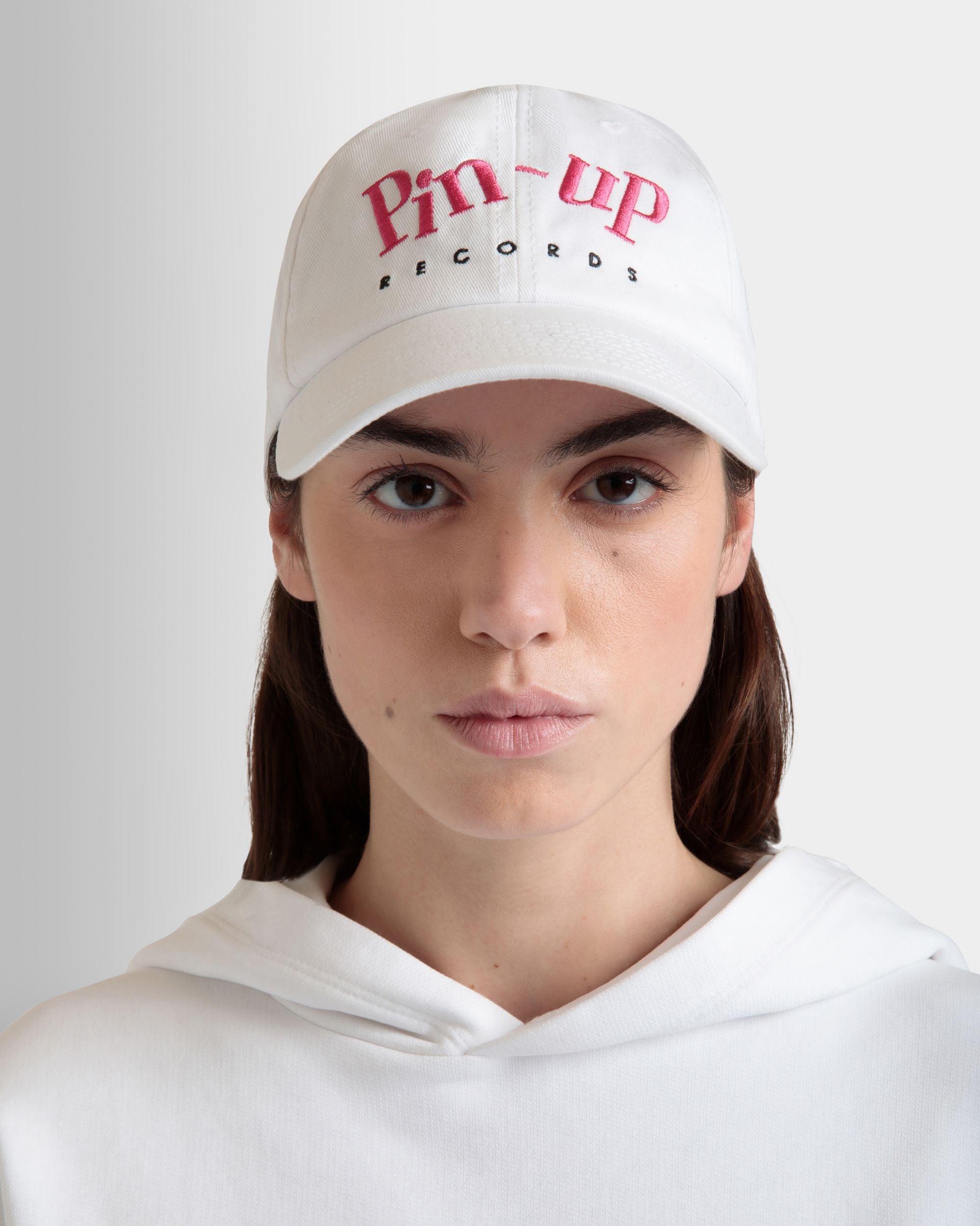 Cappellino DJ Leo Mas X Bally In Cotone Bianco - Donna - Bally - 05