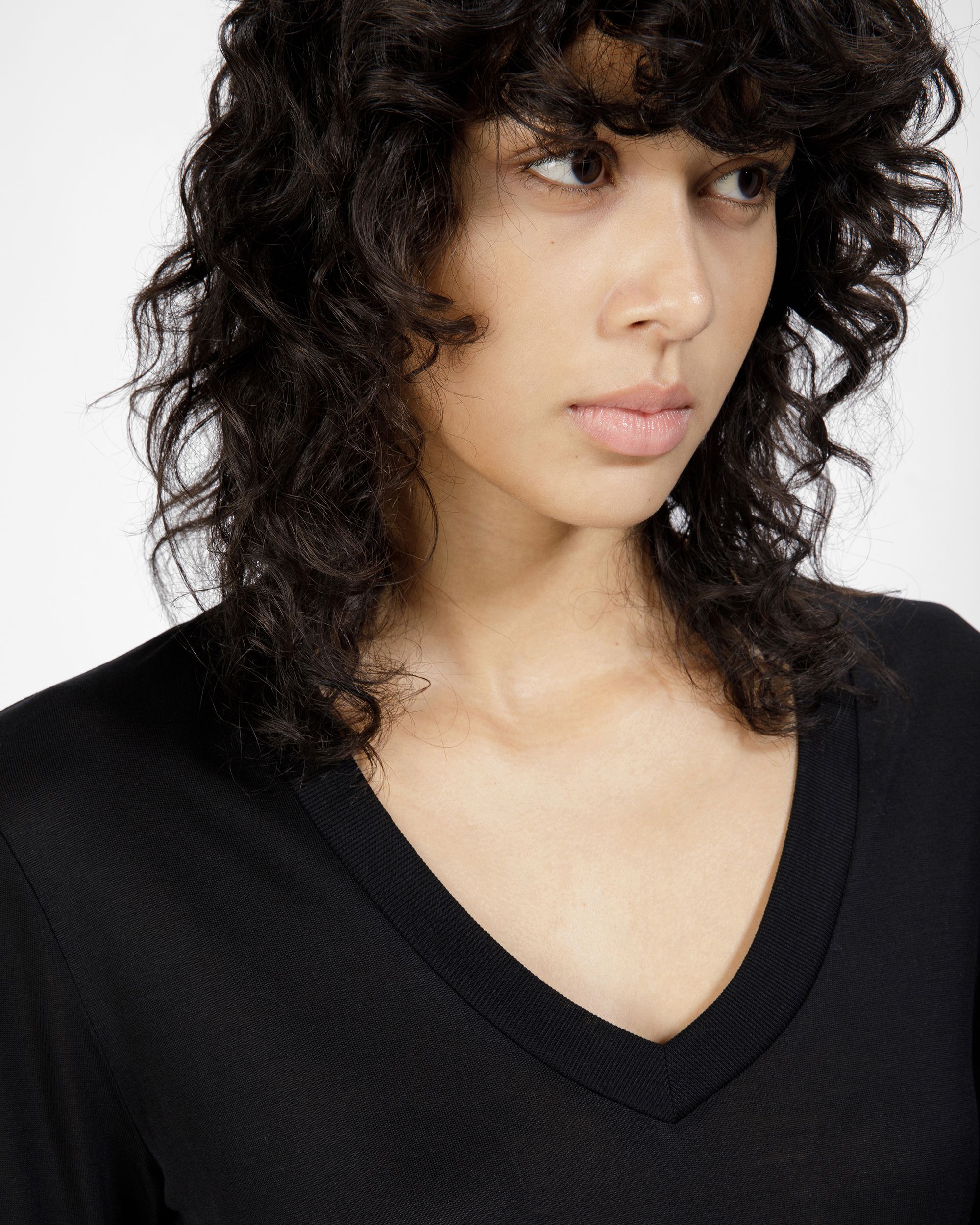 Robe En Lyocell Noir - Femme - Bally - 03