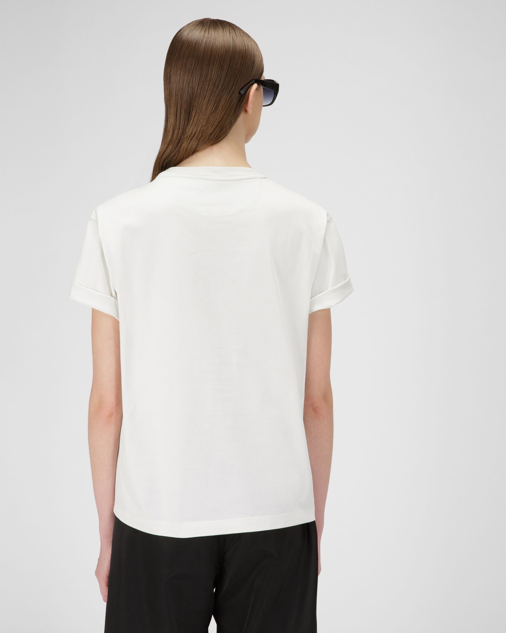 Logo Baumwoll-T-Shirt - Damen - Bally - 03