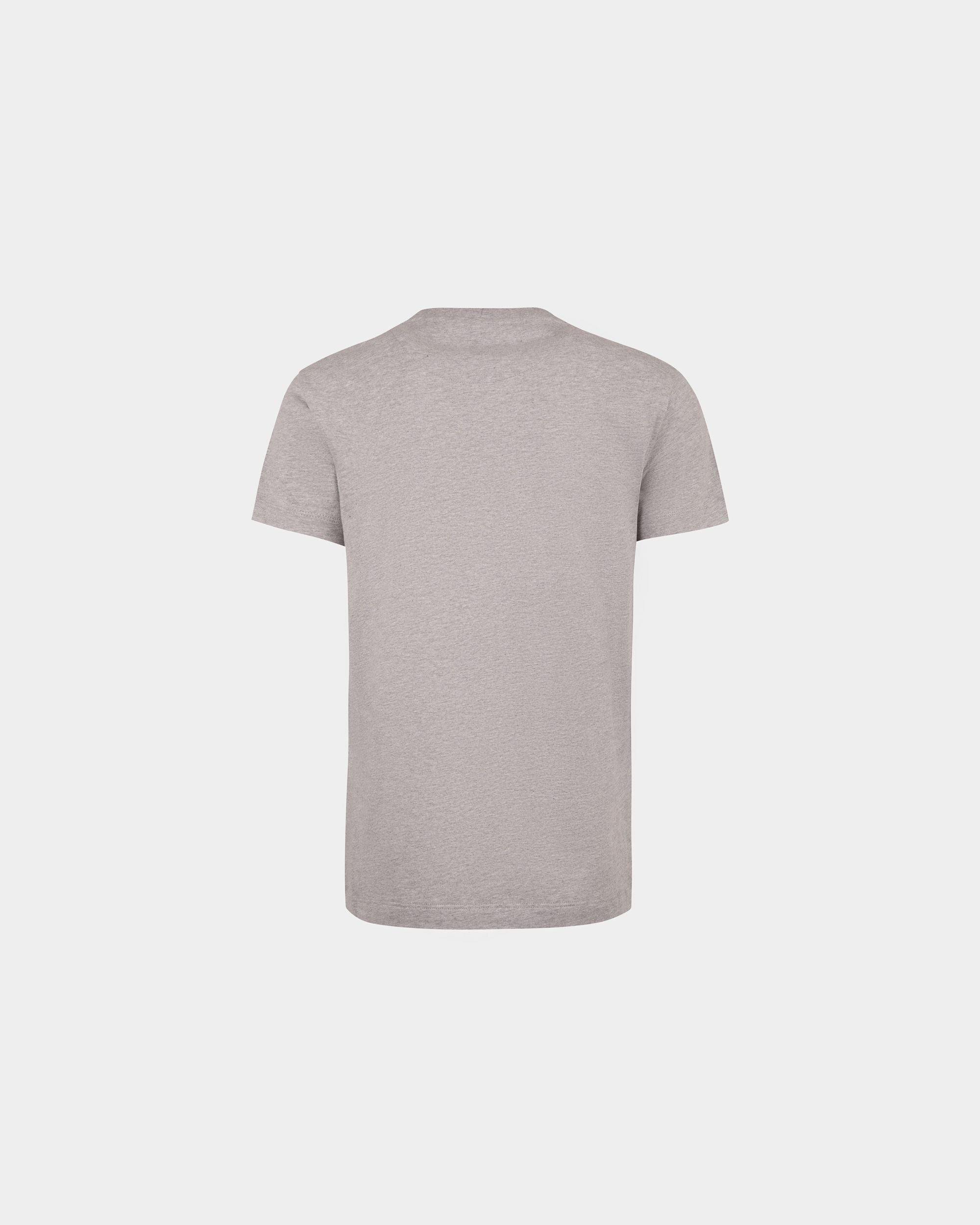 T-Shirt In Cotone Grigio Mélange - Donna - Bally - 03