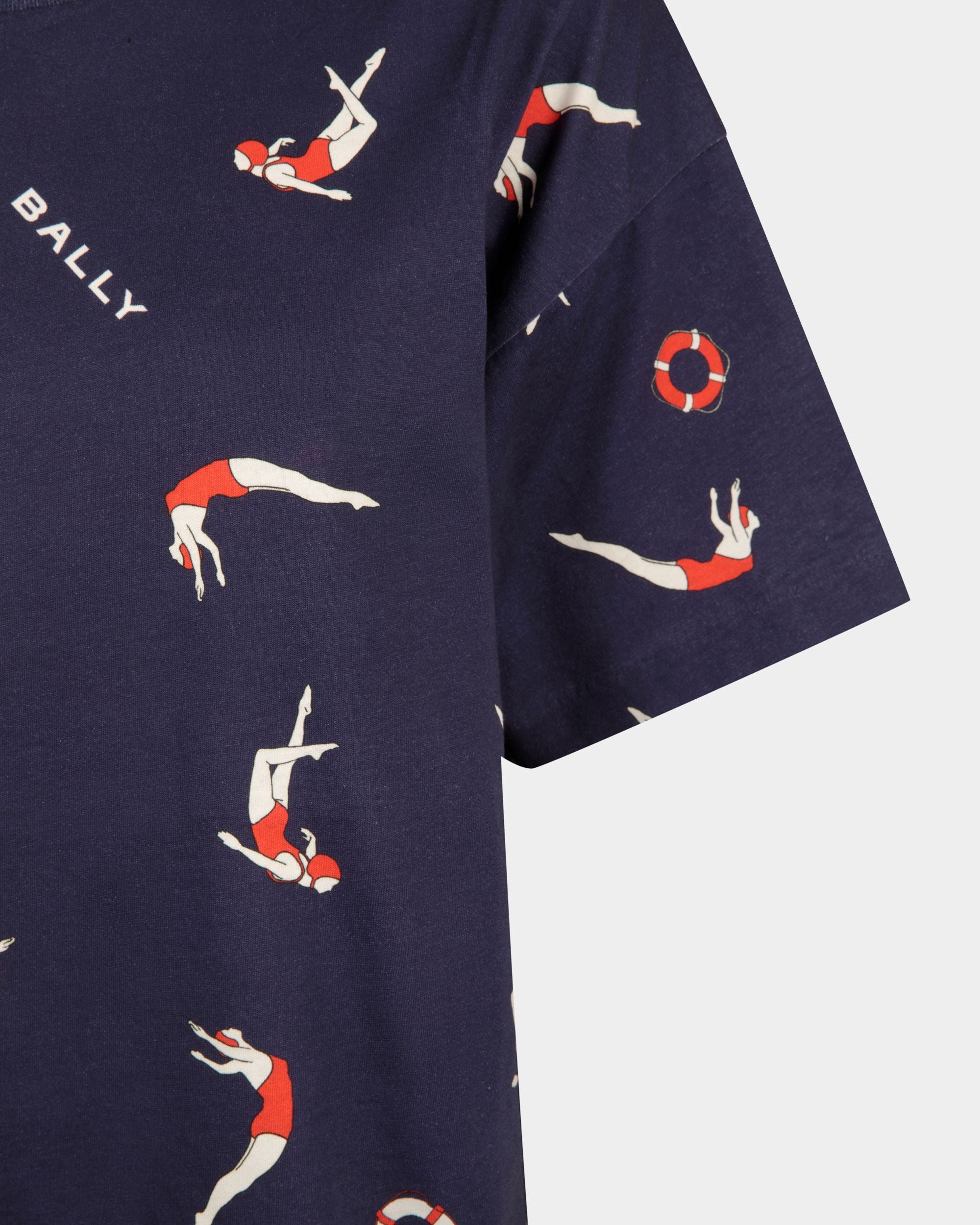 Printed T-shirt in Cotton - Women's - Bally - 02