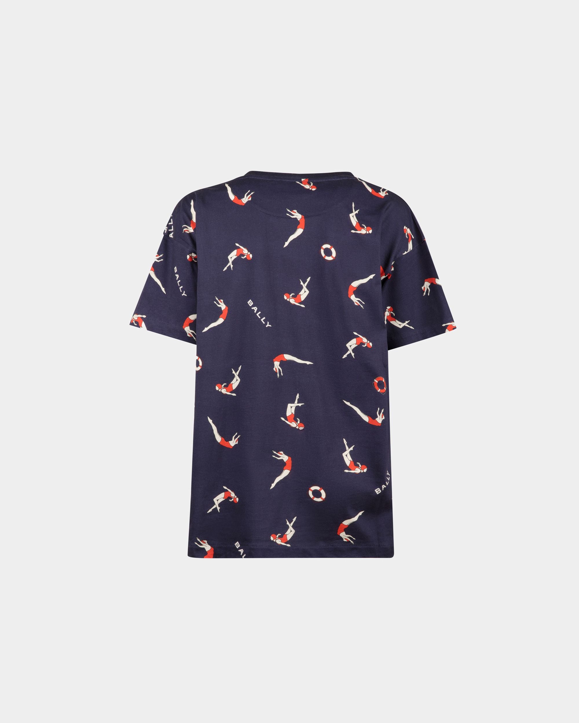 Printed T-shirt in Cotton - Women's - Bally - 03