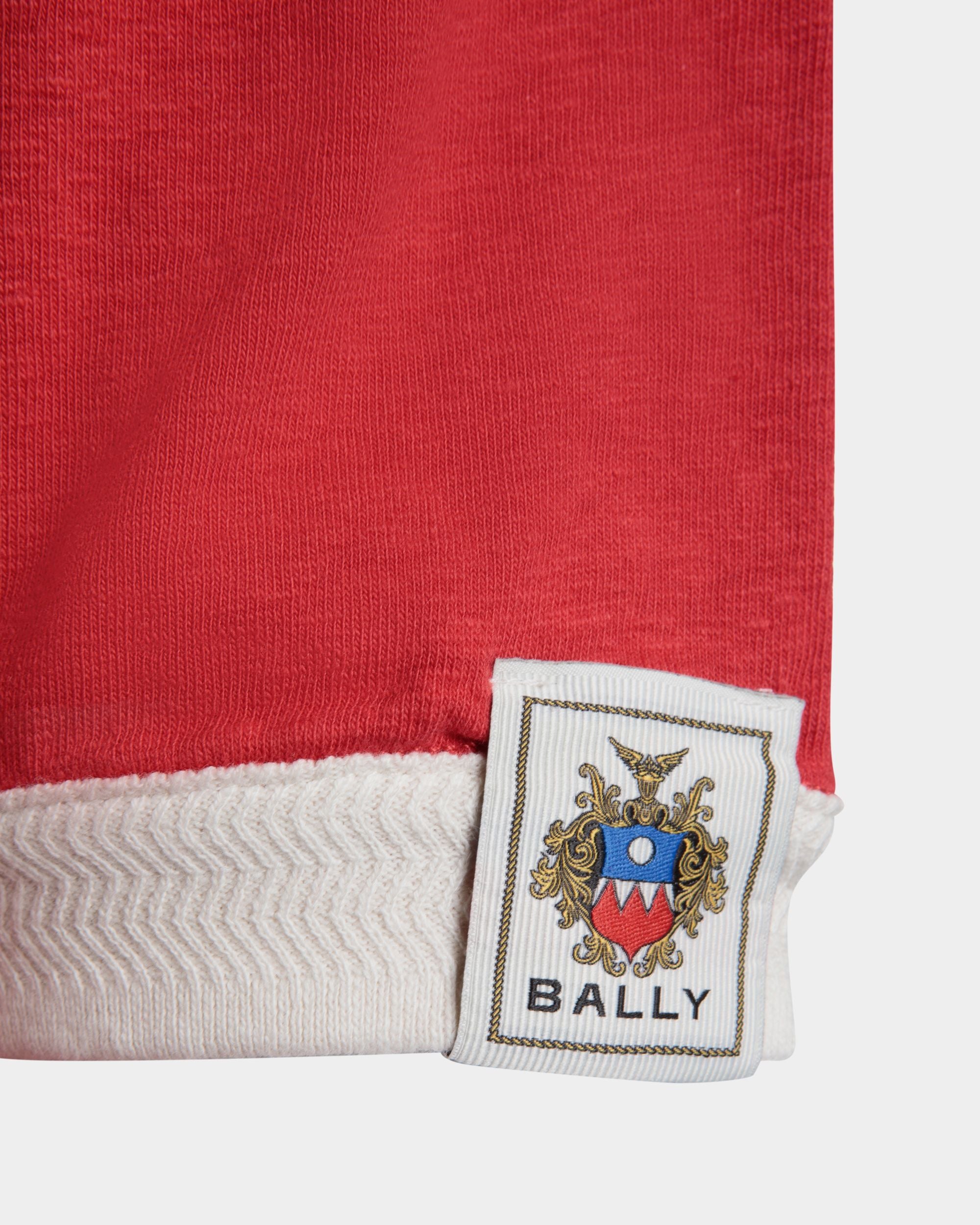 Cutsew T-Shirt In Red Mix Cotton - Women's - Bally - 02