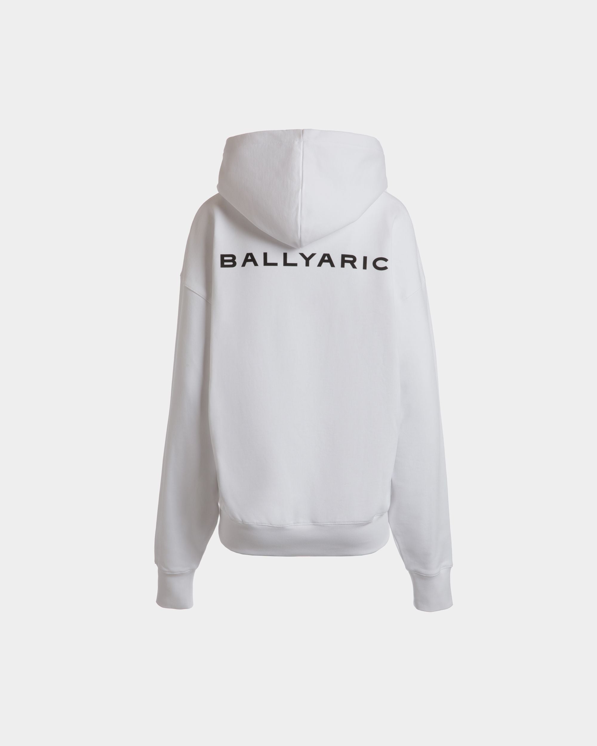 Felpa Con Cappuccio DJ Leo Mas X Bally In Cotone Bianco Con Stampa Dancing Amnesia - Donna - Bally - 06