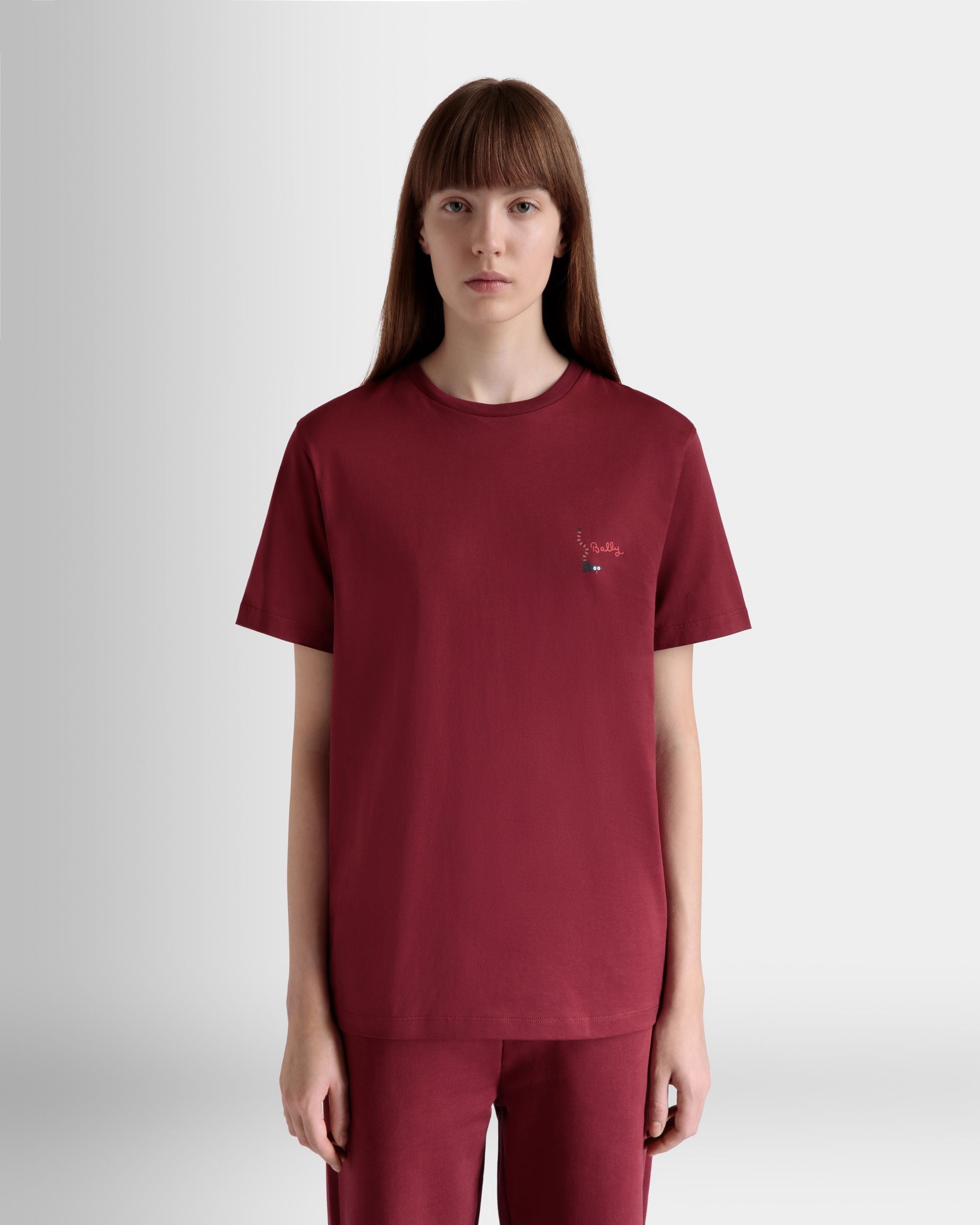 T-Shirt in Sirah Cotton - Women's - Bally - 08