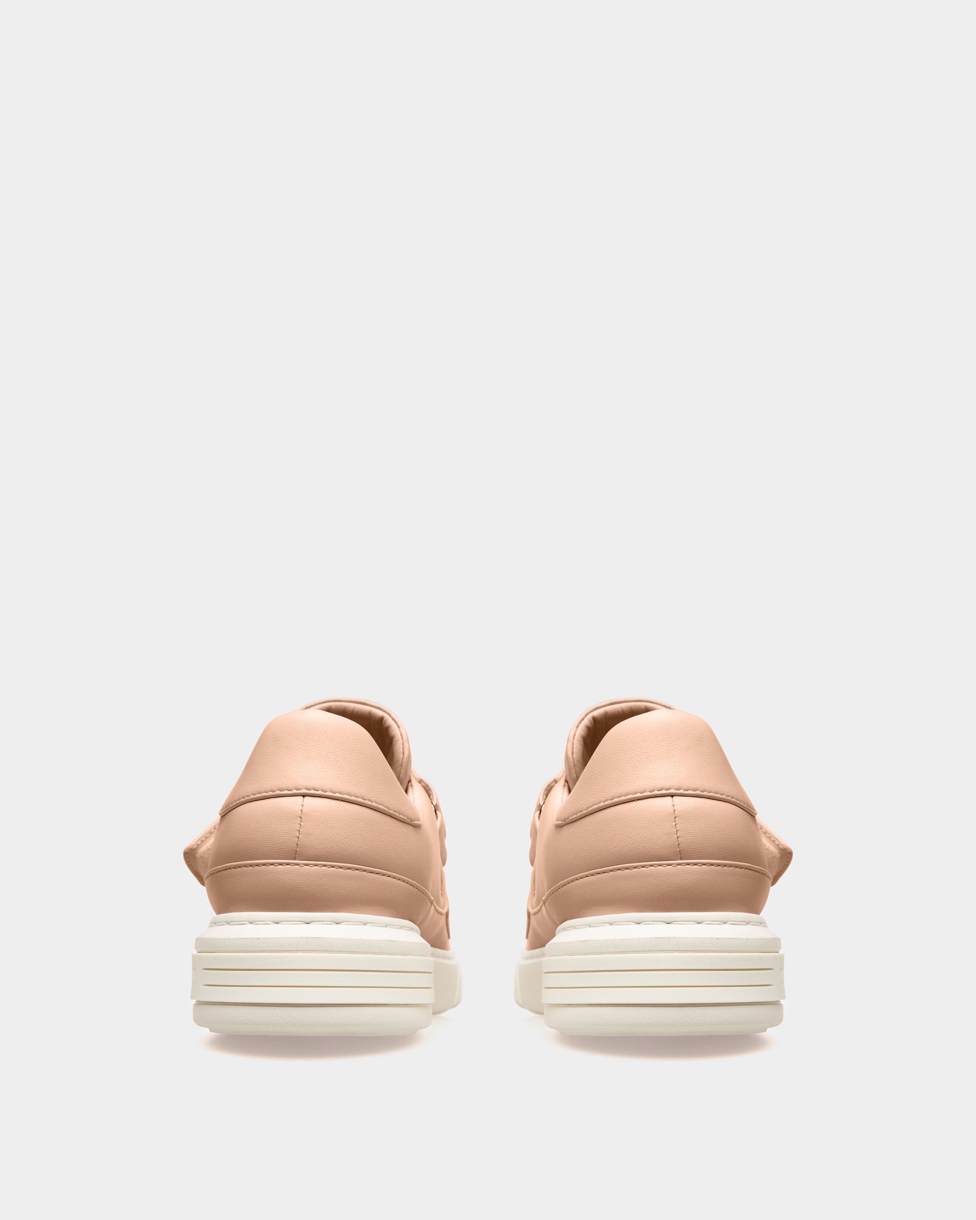 Maylor Sneakers En Cuir Rose Pâle - Femme - Bally - 04