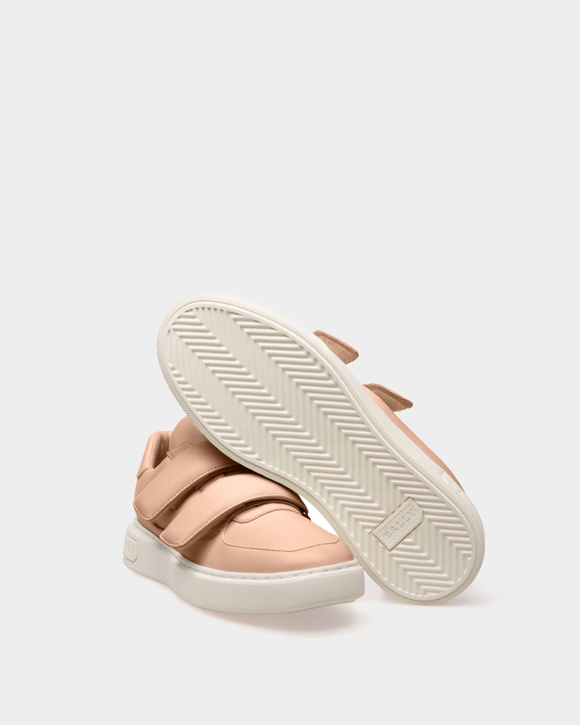 Maylor Sneakers En Cuir Rose Pâle - Femme - Bally - 05