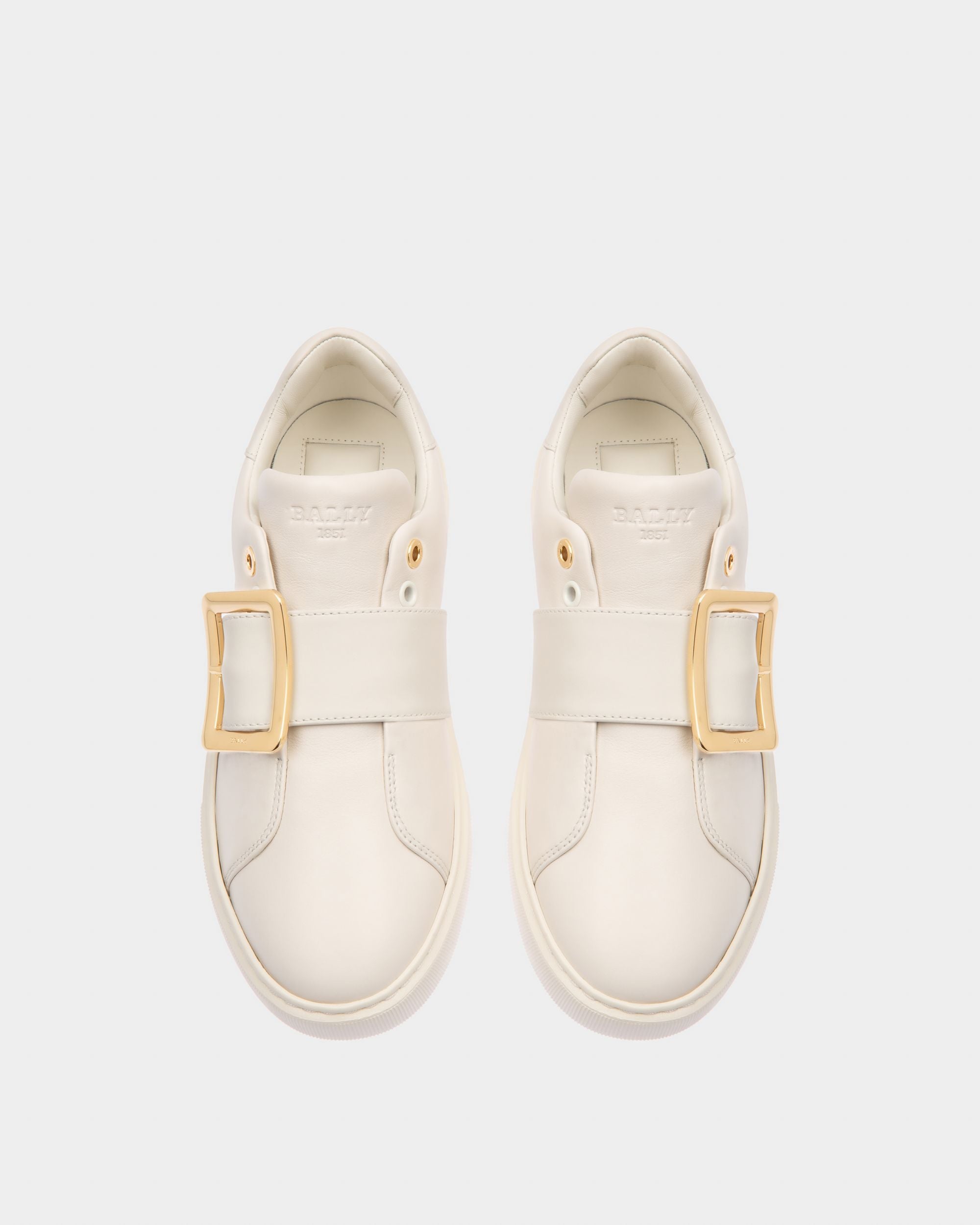 Misty Sneakers En Cuir Blanc - Femme - Bally - 02