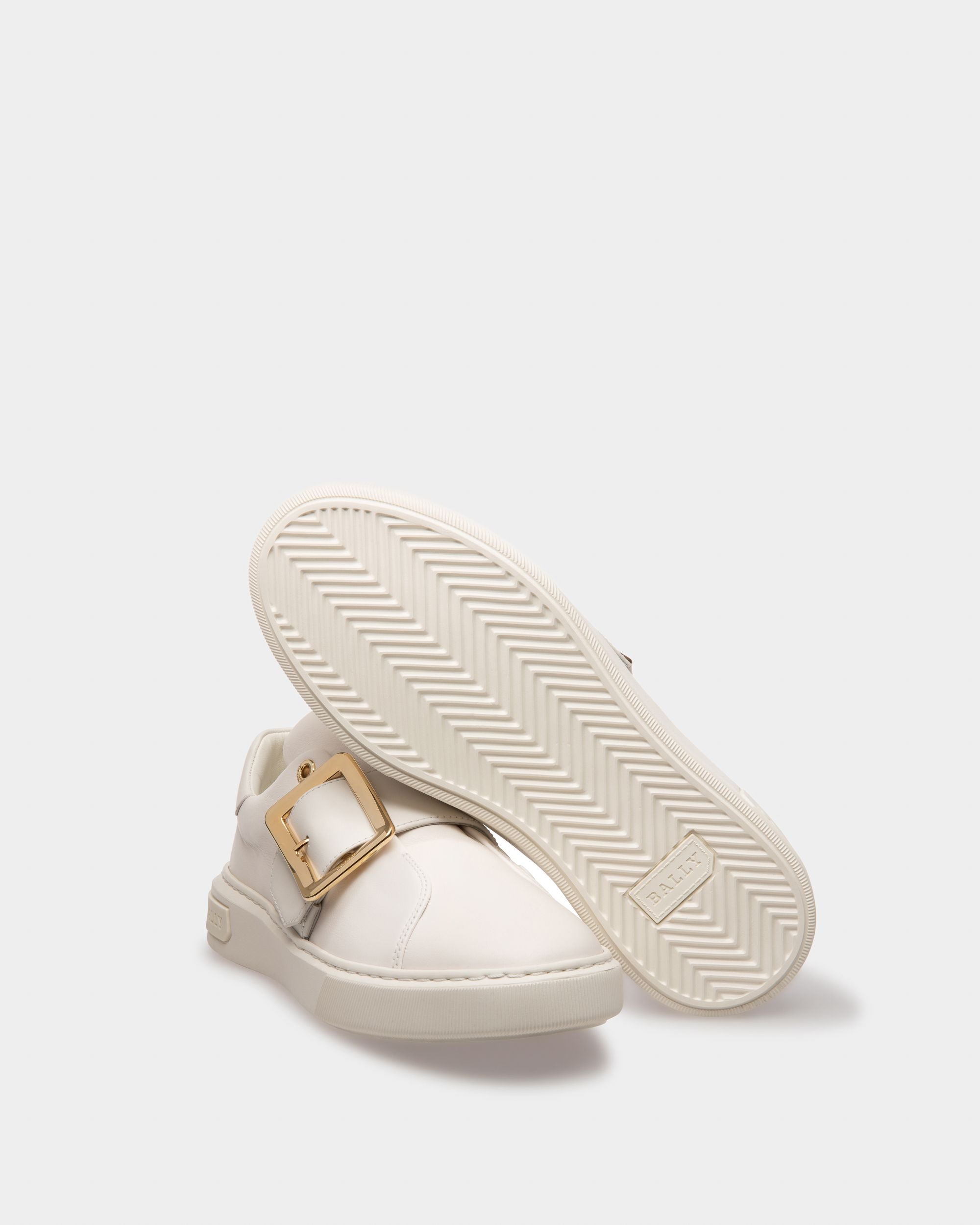 Misty Sneakers En Cuir Blanc - Femme - Bally - 04